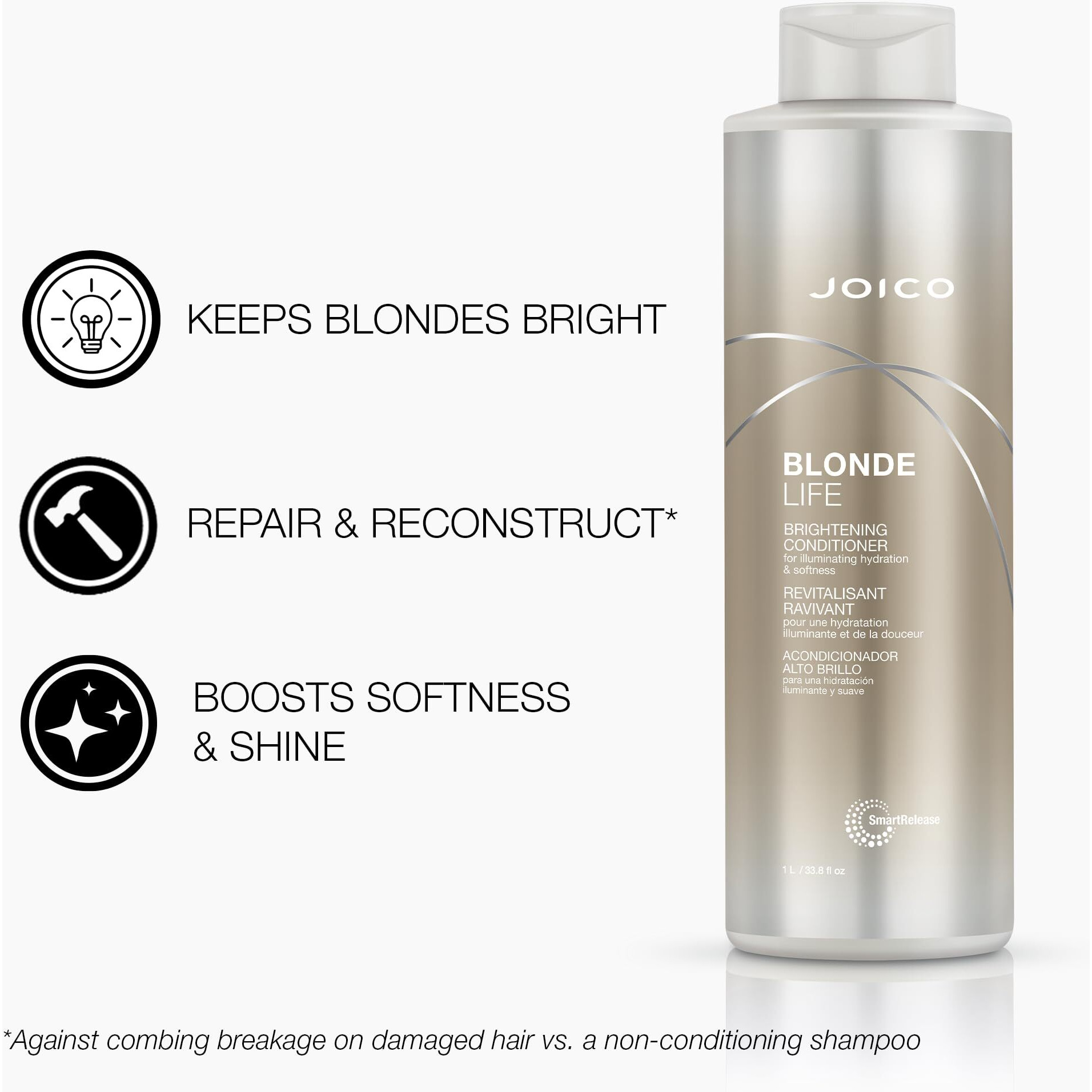 Blonde Life Brightening Conditioner by Joico for Unisex - 33.8 oz Conditioner