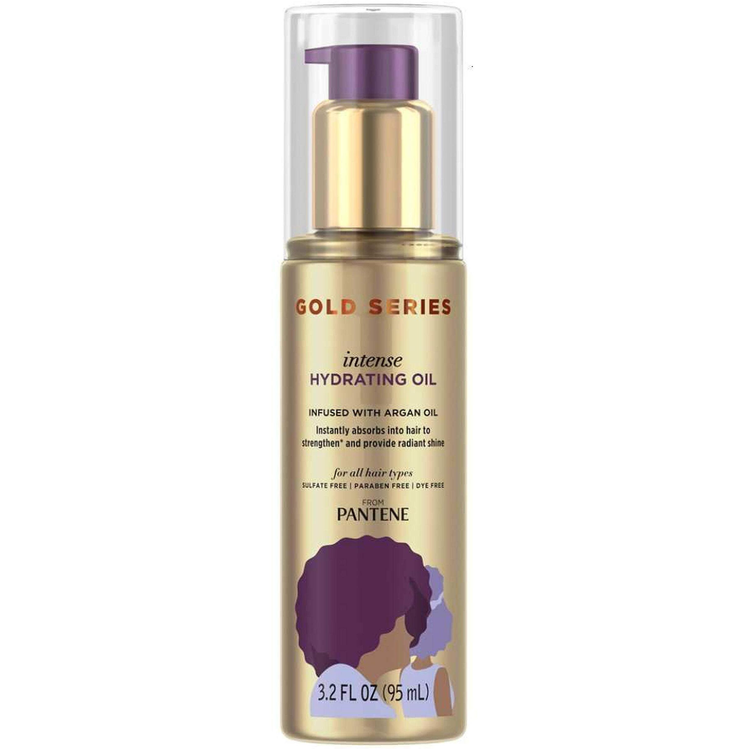 Pantene Gold Series Intense Hydrating Oil 3.2 Ounce (95ml) (2 Pack)