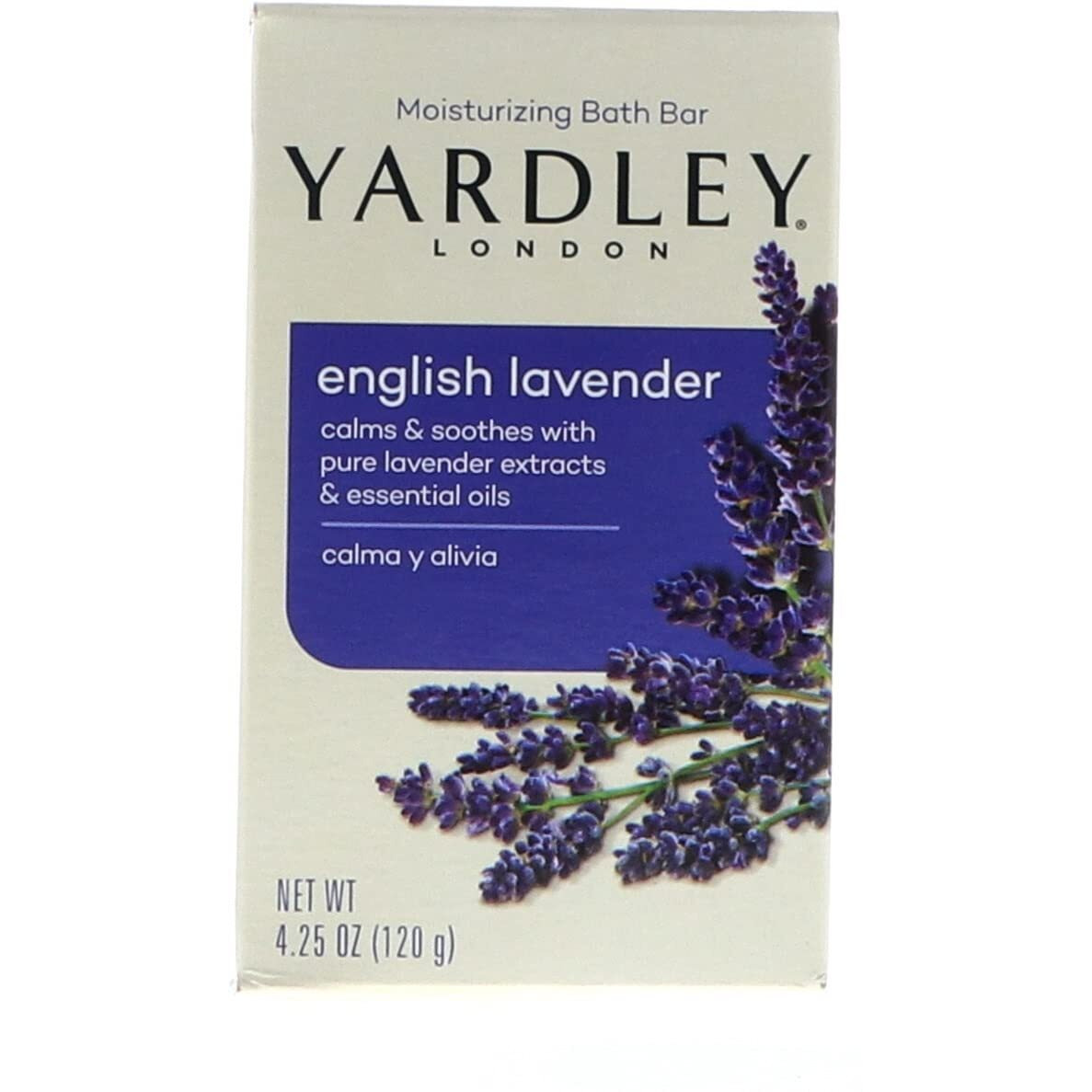 Yardley English Lavender Bath Bar 4oz, 2 Count