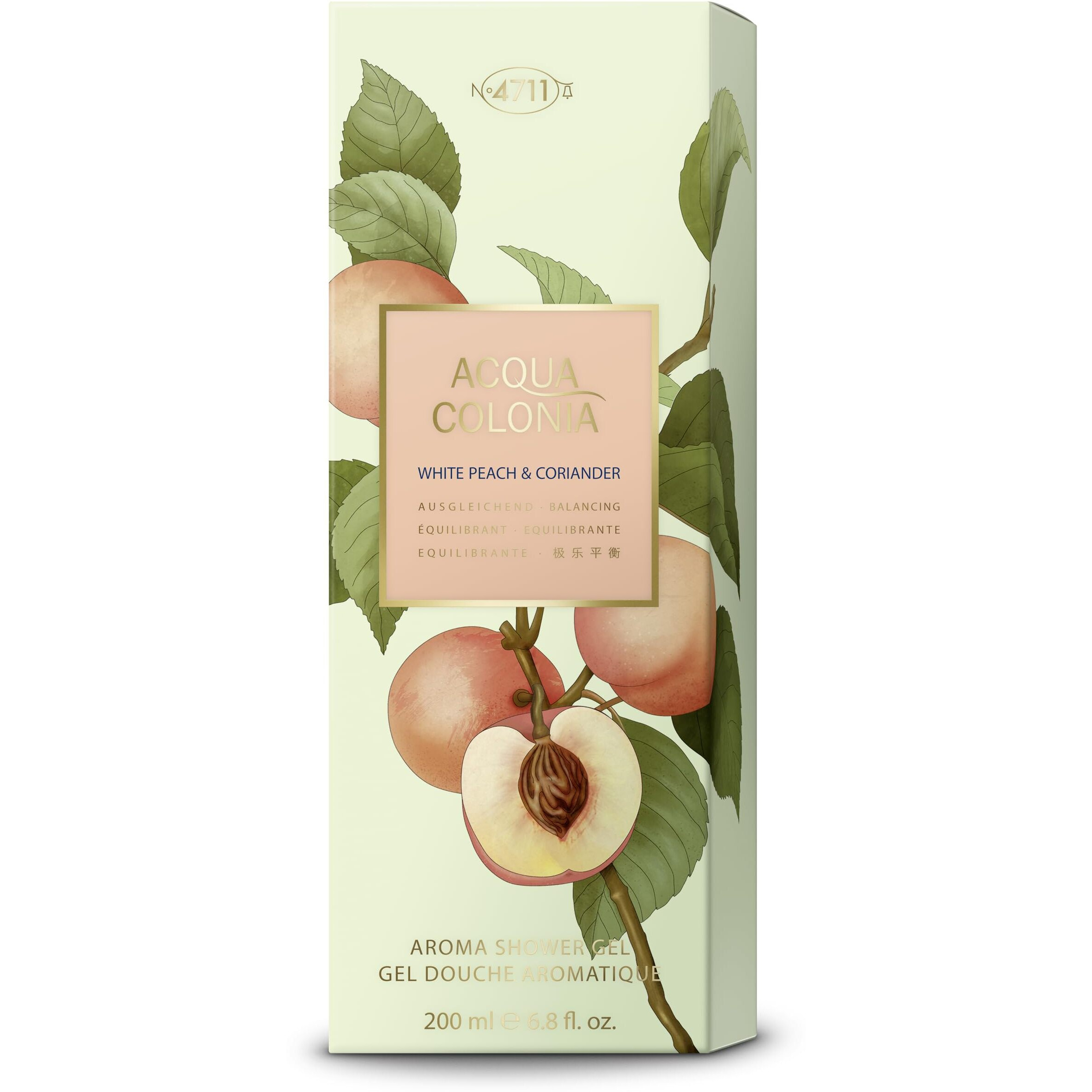 4711 Acqua Colonia White Peach & Coriander by 4711 Shower Gel 6.8 oz(D0102HAXMMU.)