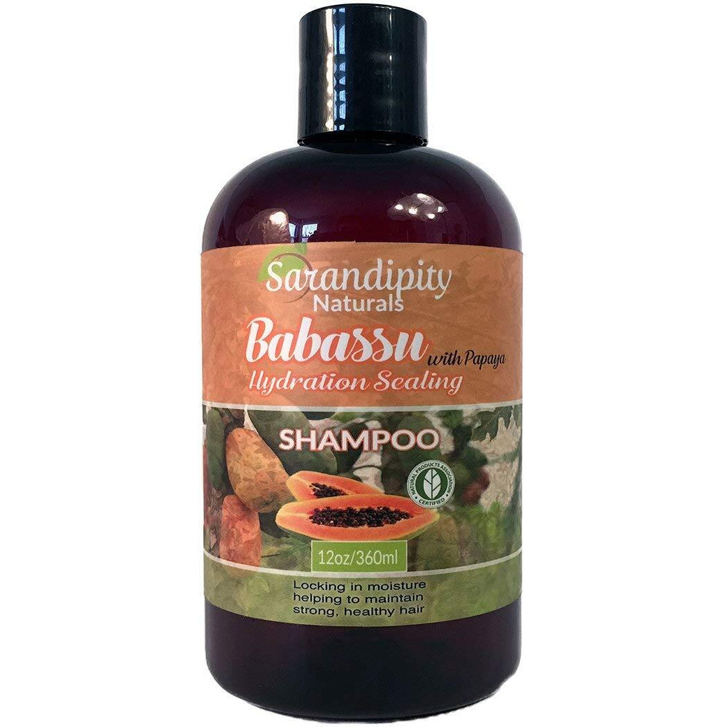 Sarandipity Naturals Babassu Hydrating Sealing Shampoo, 12 Ounce