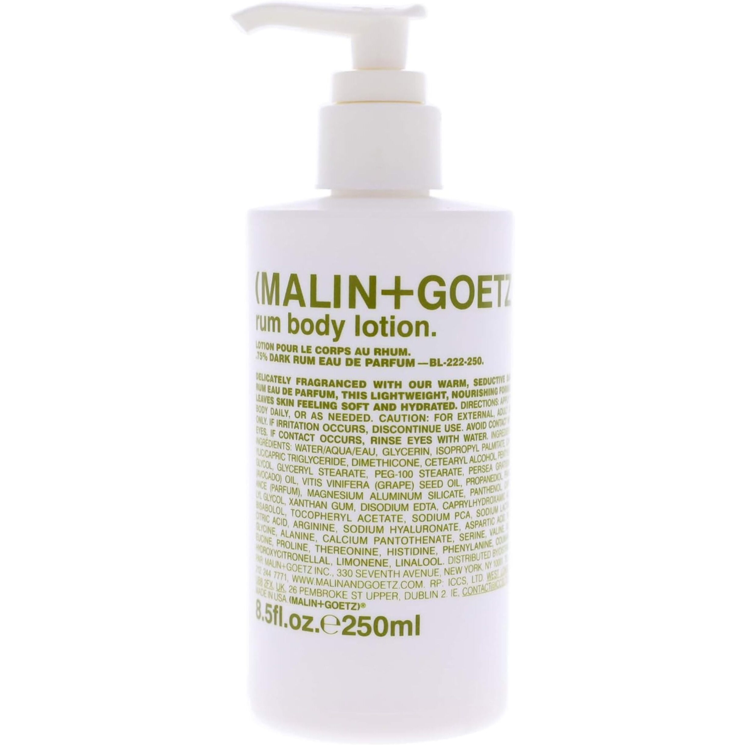 Rum Body Lotion by Malin + Goetz for Unisex - 8.5 oz Body Lotion
