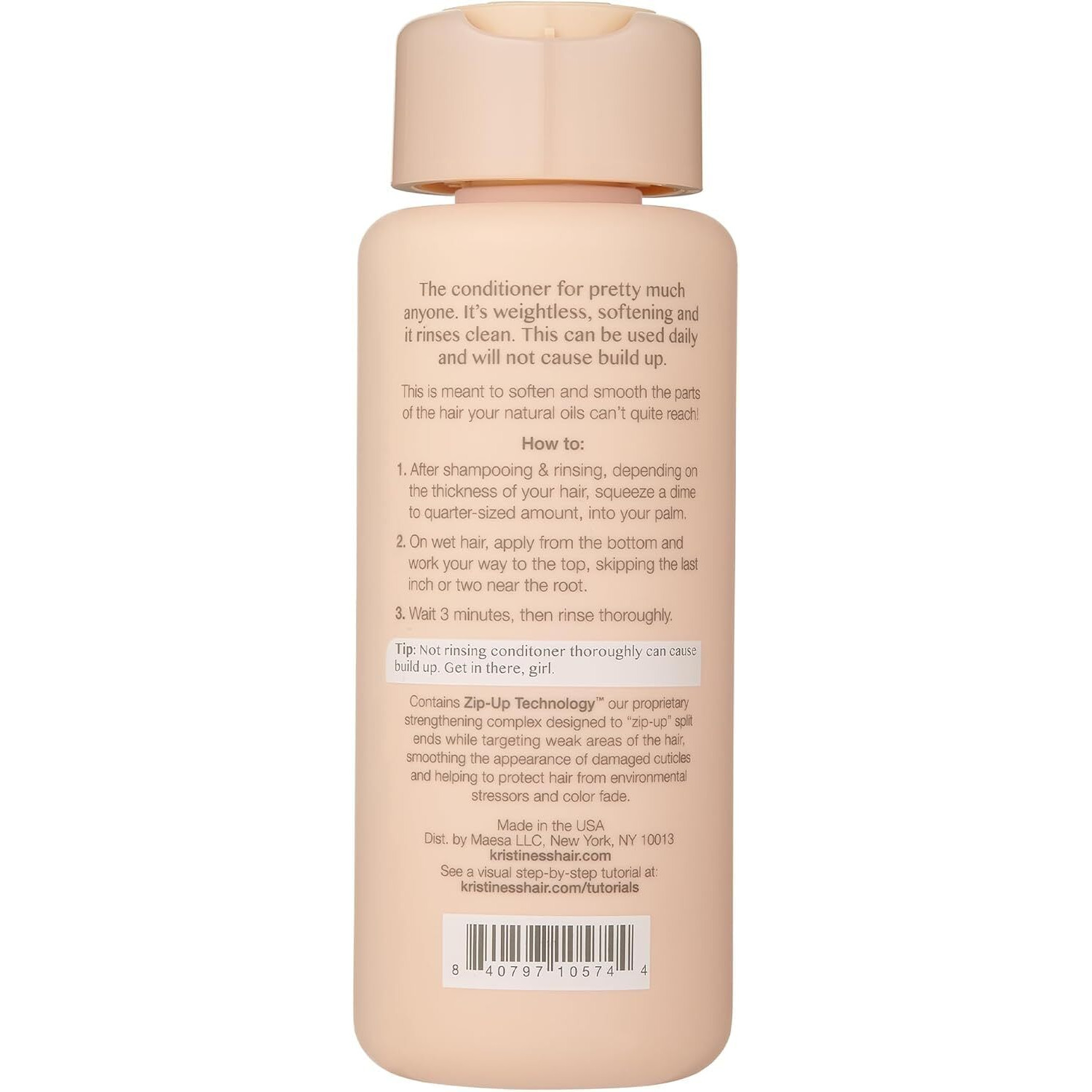 The One Signature Conditioner by Kristin Ess for Unisex - 10 oz Conditioner