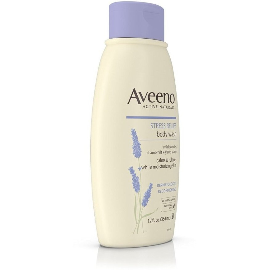 Aveeno Active Naturals Stress Relief Body Wash 12 Oz