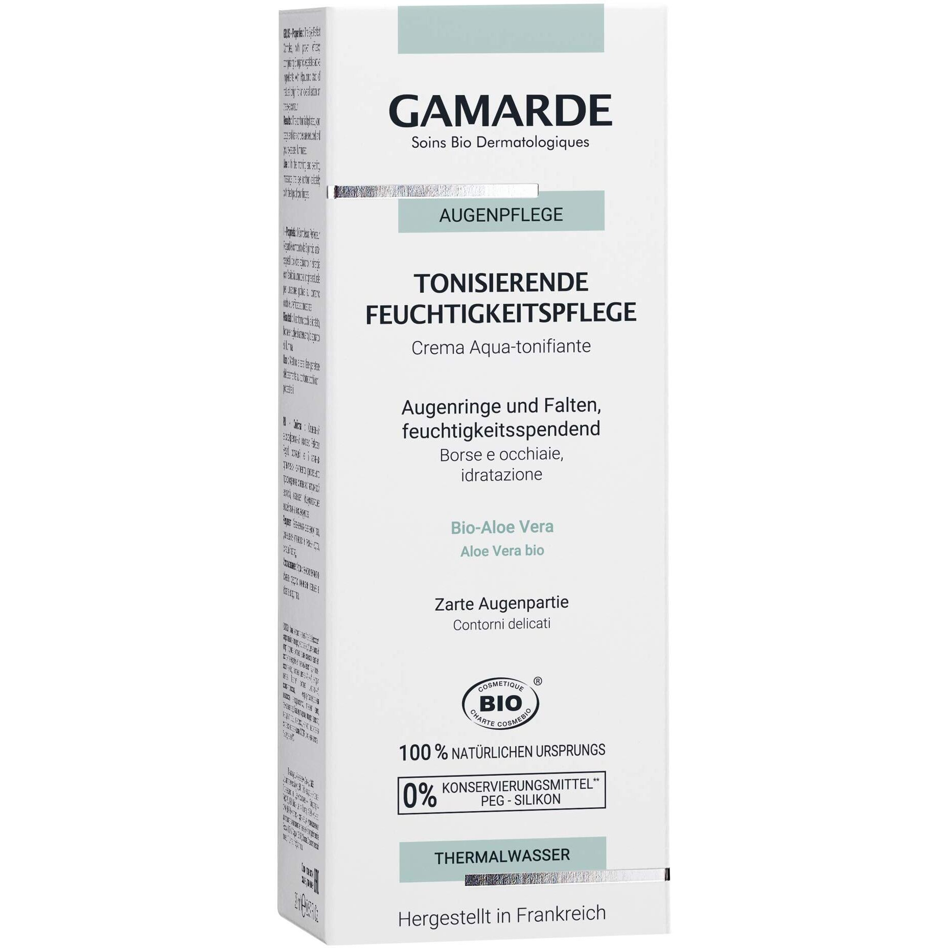 Aqua-Toning Cream Bag and Wrinkles Hydrates by Gamarde for Women - 0.67 oz Cream