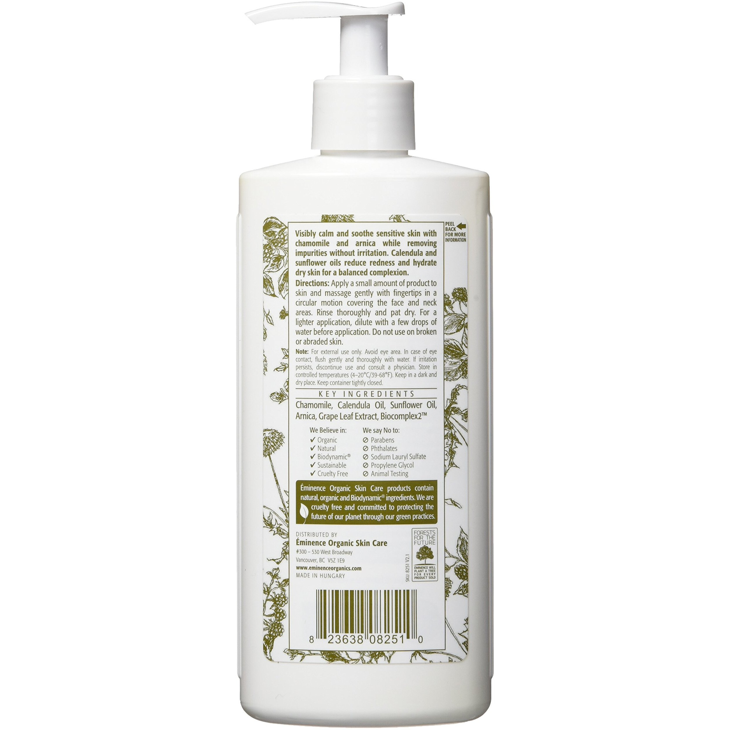 Calm Skin Chamomile Cleanser by Eminence for Unisex - 8.4 oz Cleanser