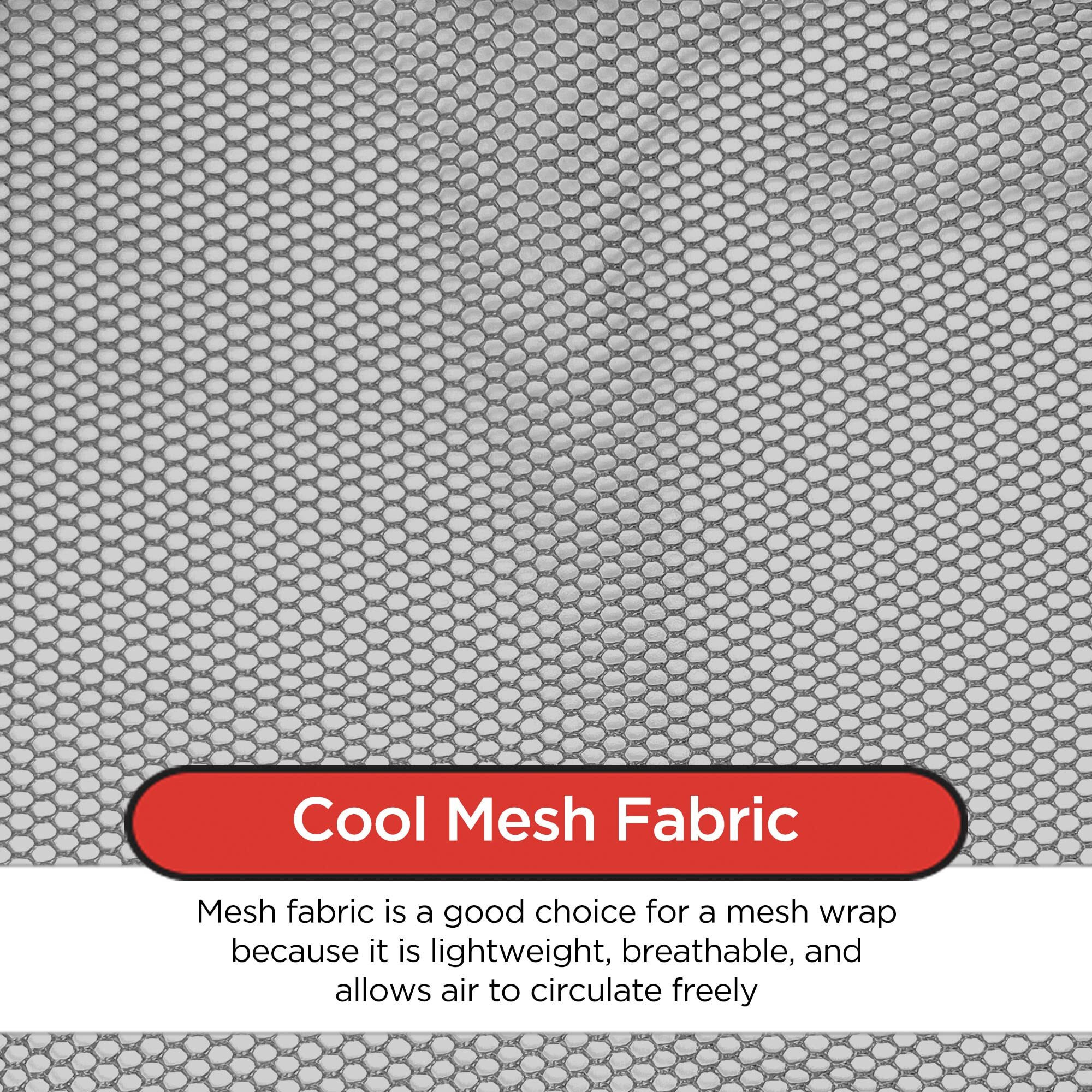 Donna Collection Mesh Wrap, Black