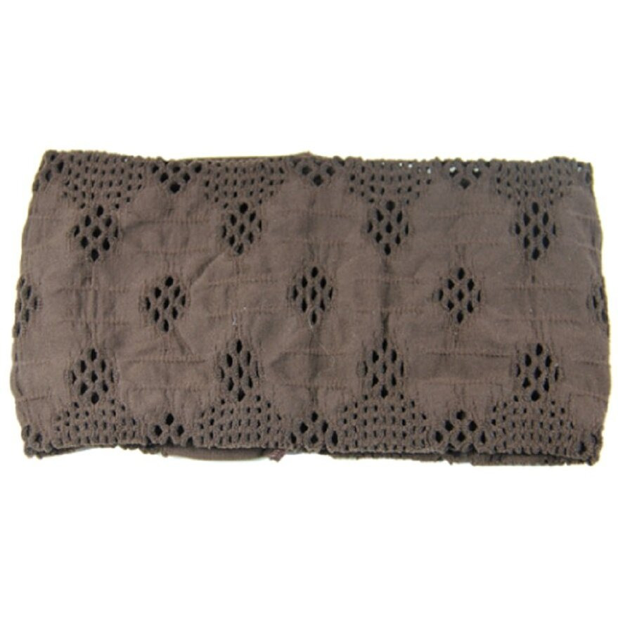 Di Prima Honeycomb Stretch Headband, Brown