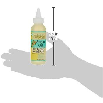 Originals by Africa's Best Therapy Argan Oil Stimulating Growth Oil, Penetrates & Rejuvenates Hair, Scalp, Nails and Skin, All Day Long Moisturizing & Conditioning, 4oz Bottle