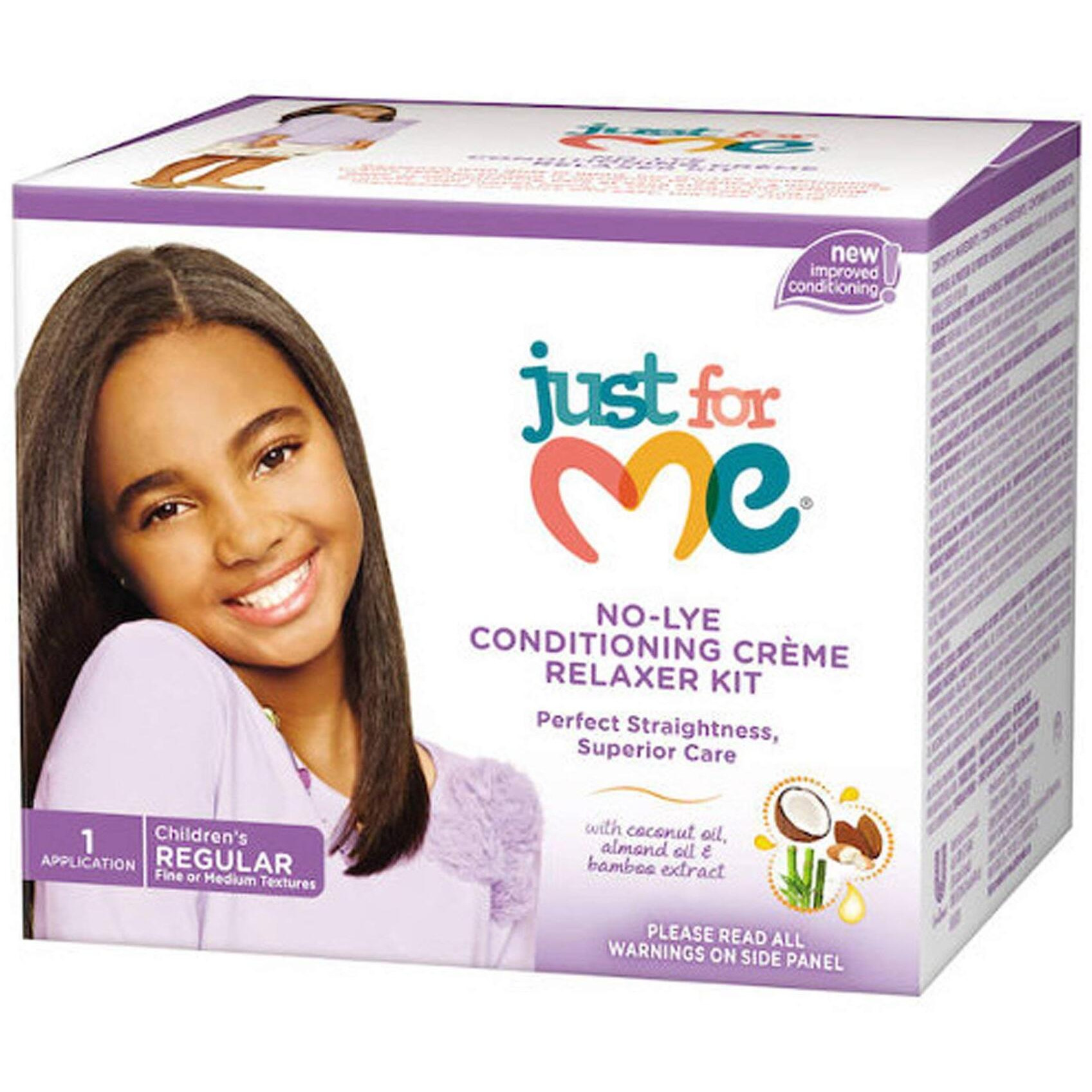 Just For Me Nolye Regular Conditioning Creme Relaxer Kit, 1 Count