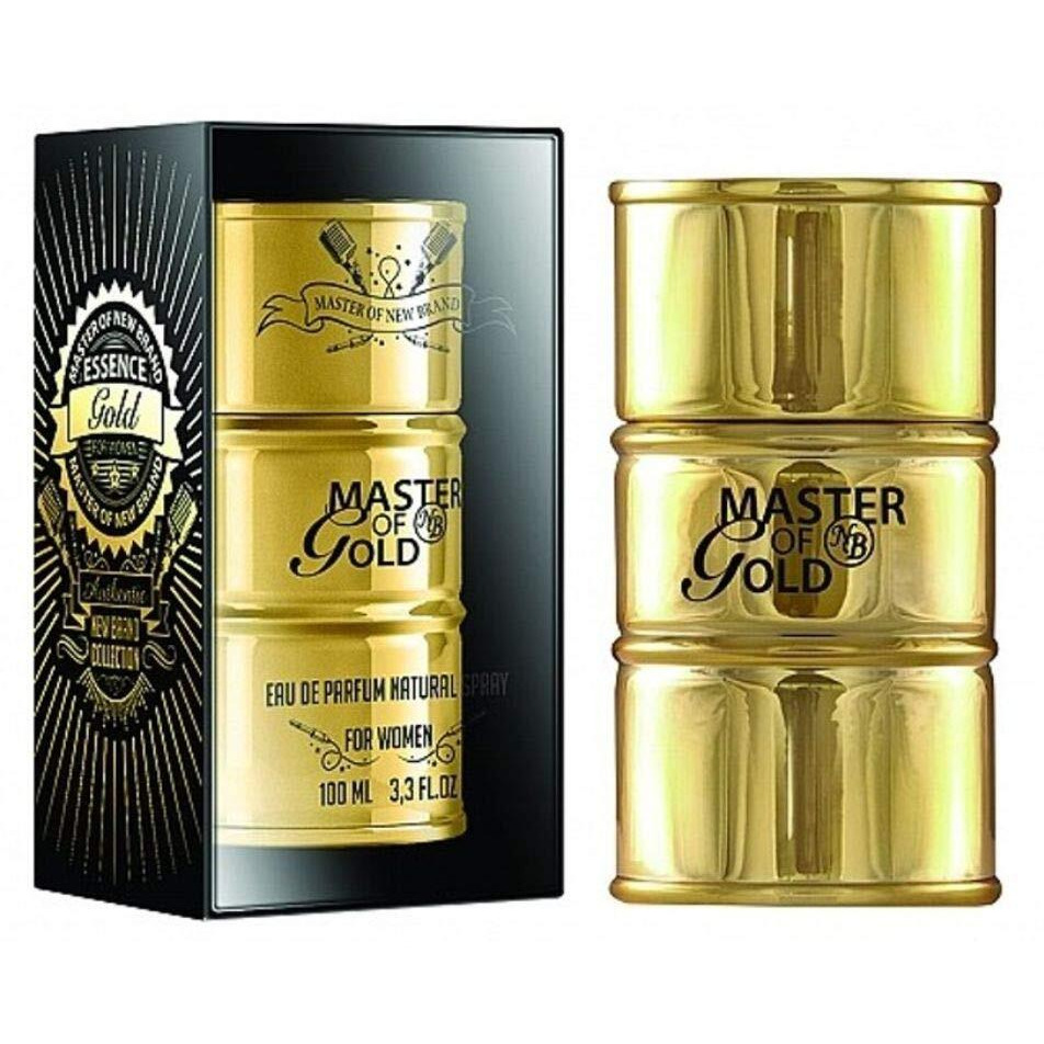 Master of Gold by New Brand for Women - 3.3 oz EDP Spray