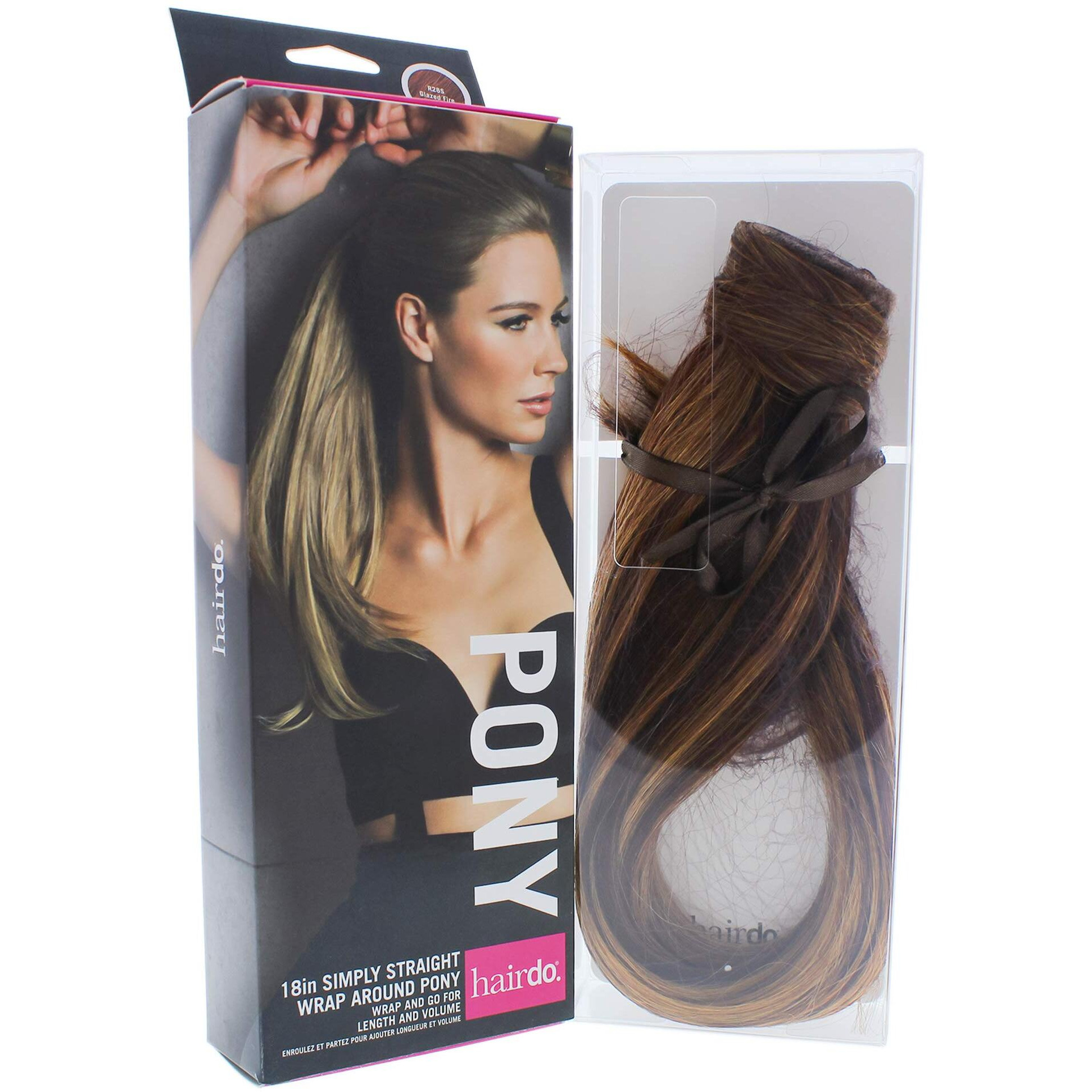 Simply Straight Pony - R28S Glazed Fire by Hairdo for Women - 18 Inch Hair Extension