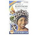 Donna Premium Deluxe Pattern Day and Night Cap Argan & Black Castor Oil Hair Care Treatment Leopard Pattern 22652