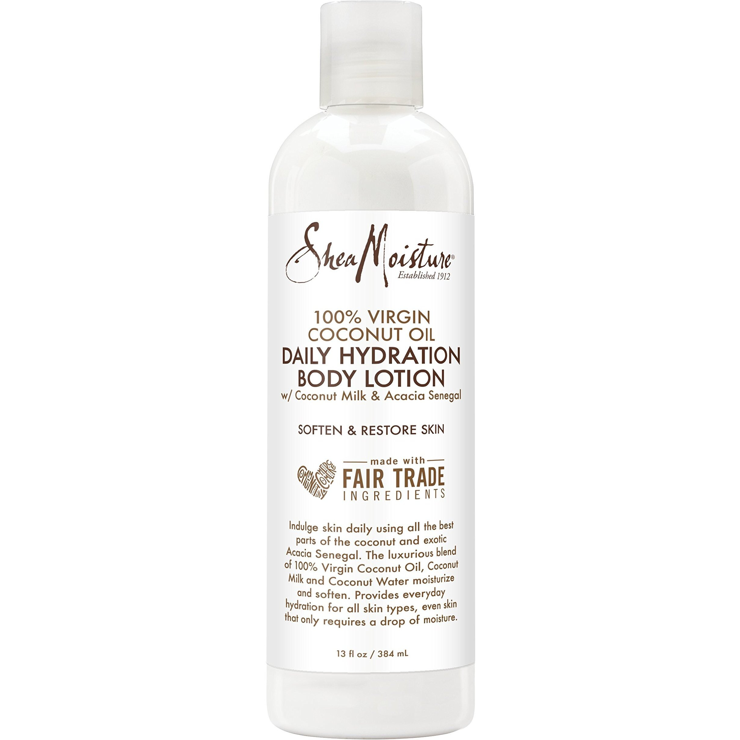 100% Virgin Coconut Oil Daily Hydration Body Lotion by Shea Moisture for Unisex - 13 oz Body Lotion