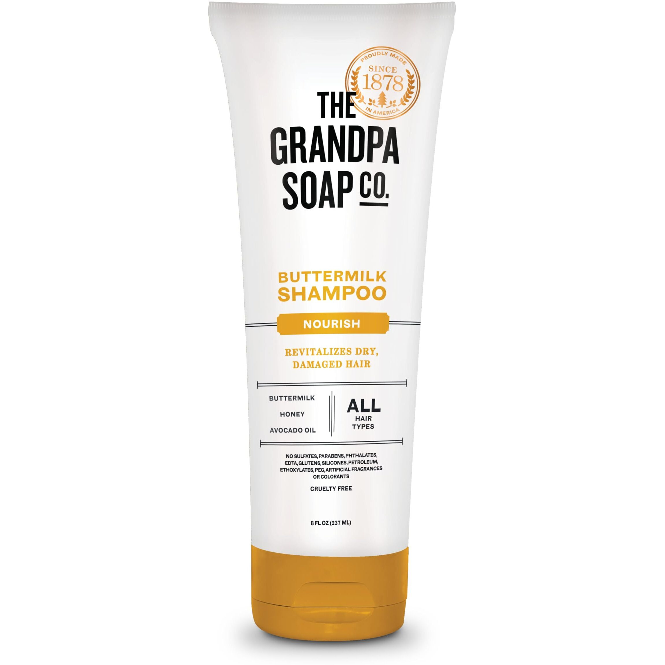 grandpa Soap Shampoo - Buttermilk - 8 Fl Oz(D0102H5N2F2)
