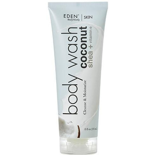 EDEN BodyWorks Coconut Shea Body Wash | 8 oz | Gently Cleanse, Heal & Moisturize Skin - Fresh Scent