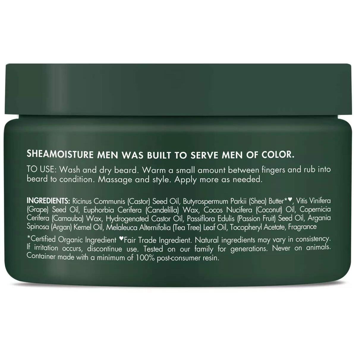 Shea Moisture Mens Beard Balm, All Natural ingredients, Made With Maracuja Infused Shea Butter, Shape-Smooth & Define, 4 Ounce (M-BB-2949)