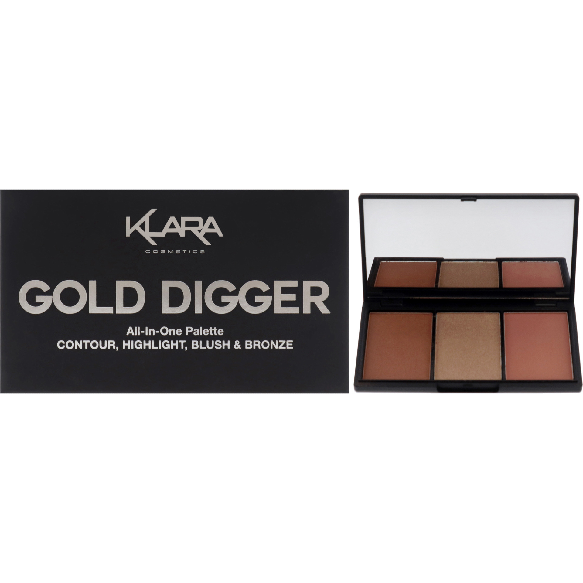 All-In-One Palette - Gold Digger by Klara for Women - 0.35 oz Makeup