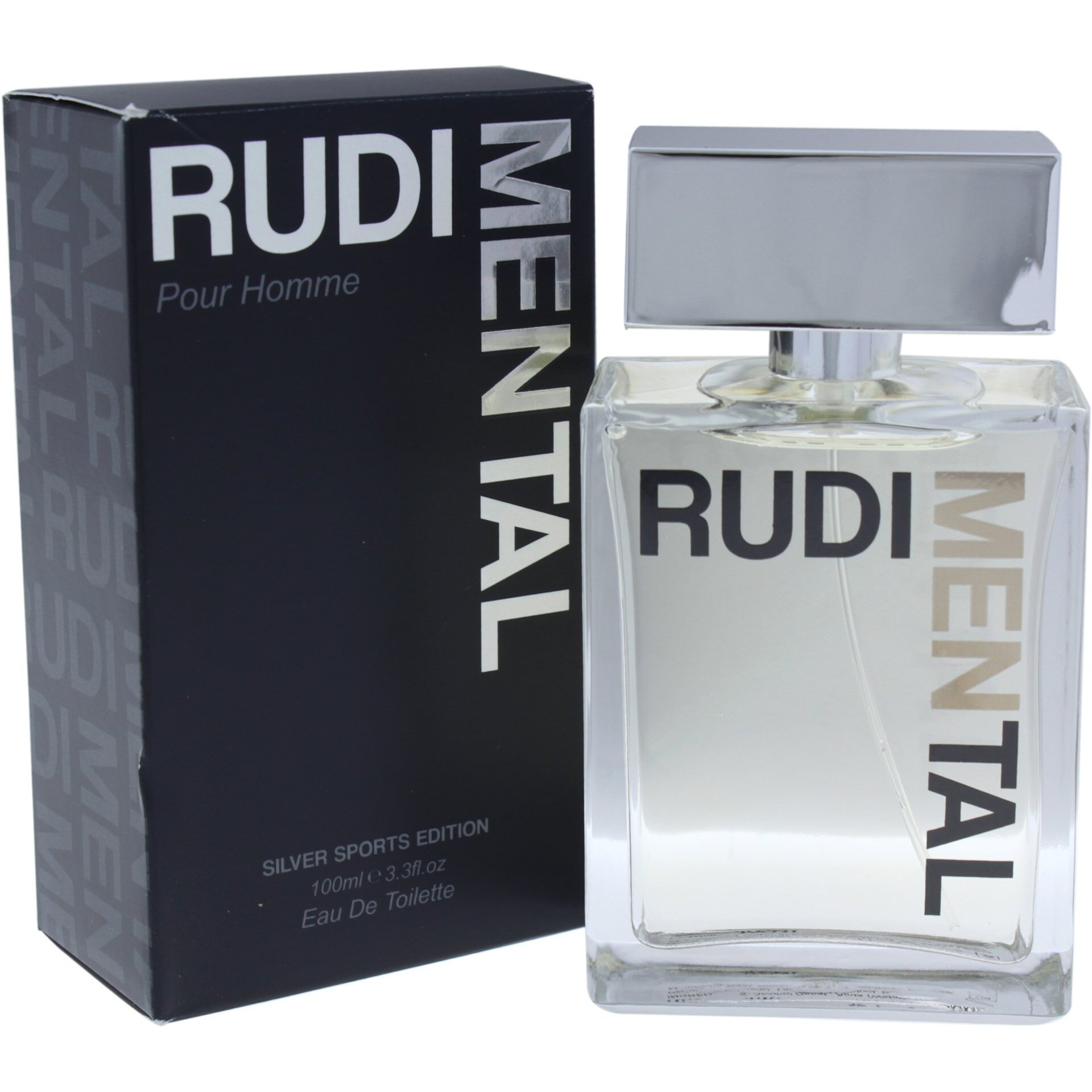Rudimental Silver Sports Edition by Rudimental for Men - 3.3 oz EDT Spray