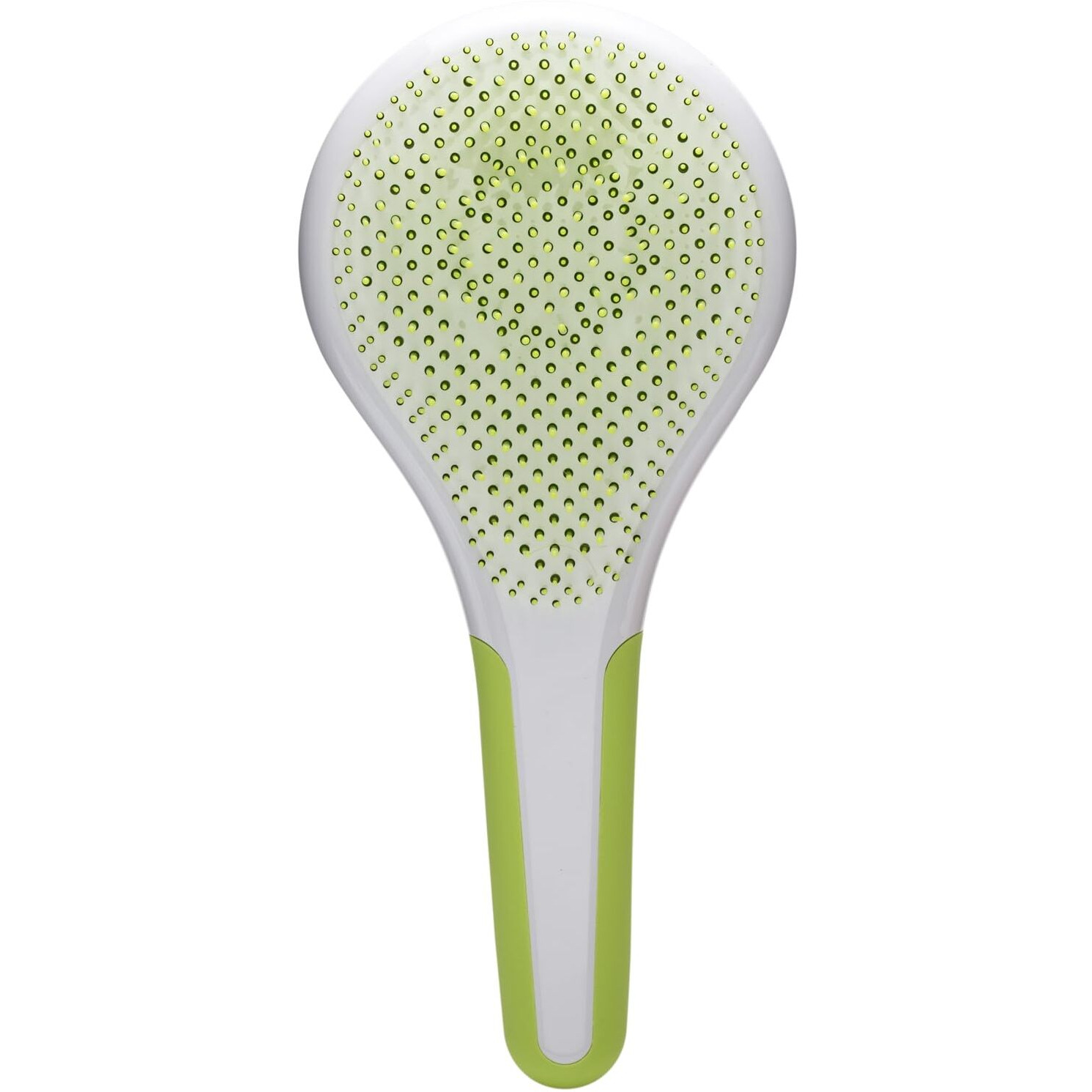 Wet and Dry Hair Detangler Regular Hair - Green-White by Michel Mercier for Women - 1 Pc Hair Brush