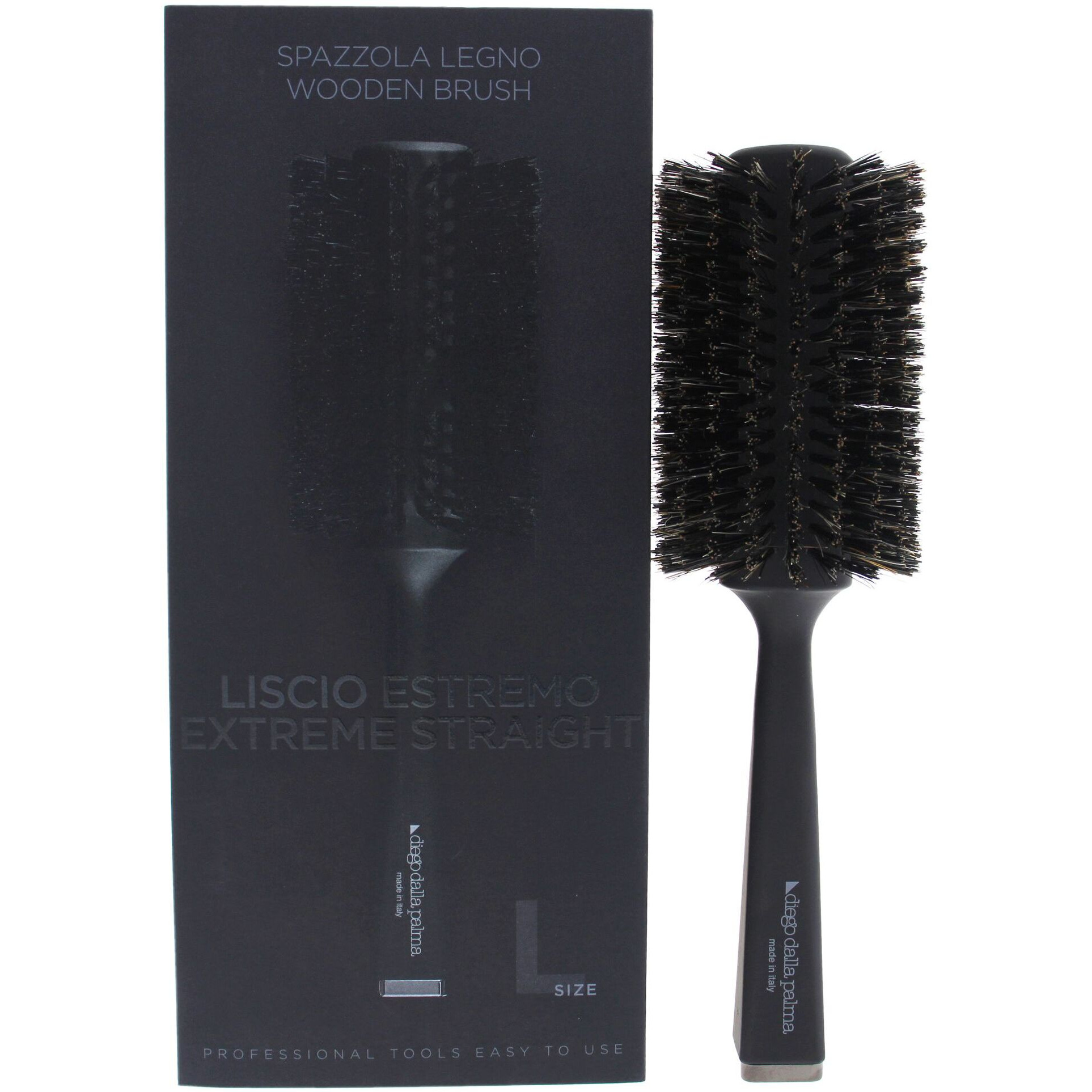 Wooden Brush Extreme Straight - Large by Diego Dalla Palma for Unisex - 1 Pc Hair Brush