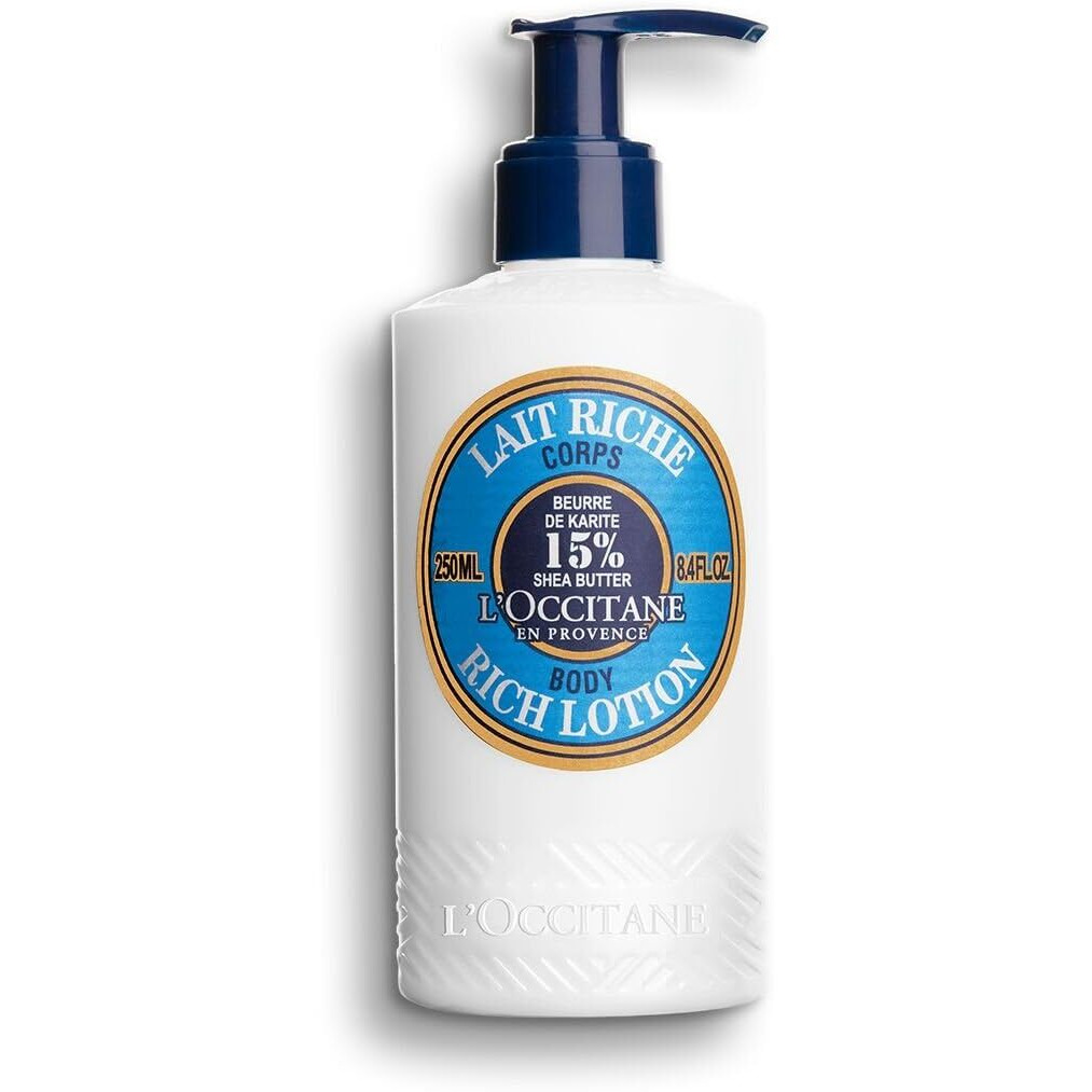 Shea Butter Rich Body Lotion by LOccitane for Unisex - 8.4 oz Body Lotion