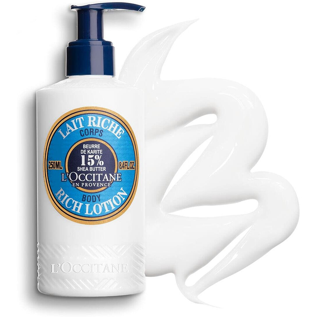 Shea Butter Rich Body Lotion by LOccitane for Unisex - 8.4 oz Body Lotion