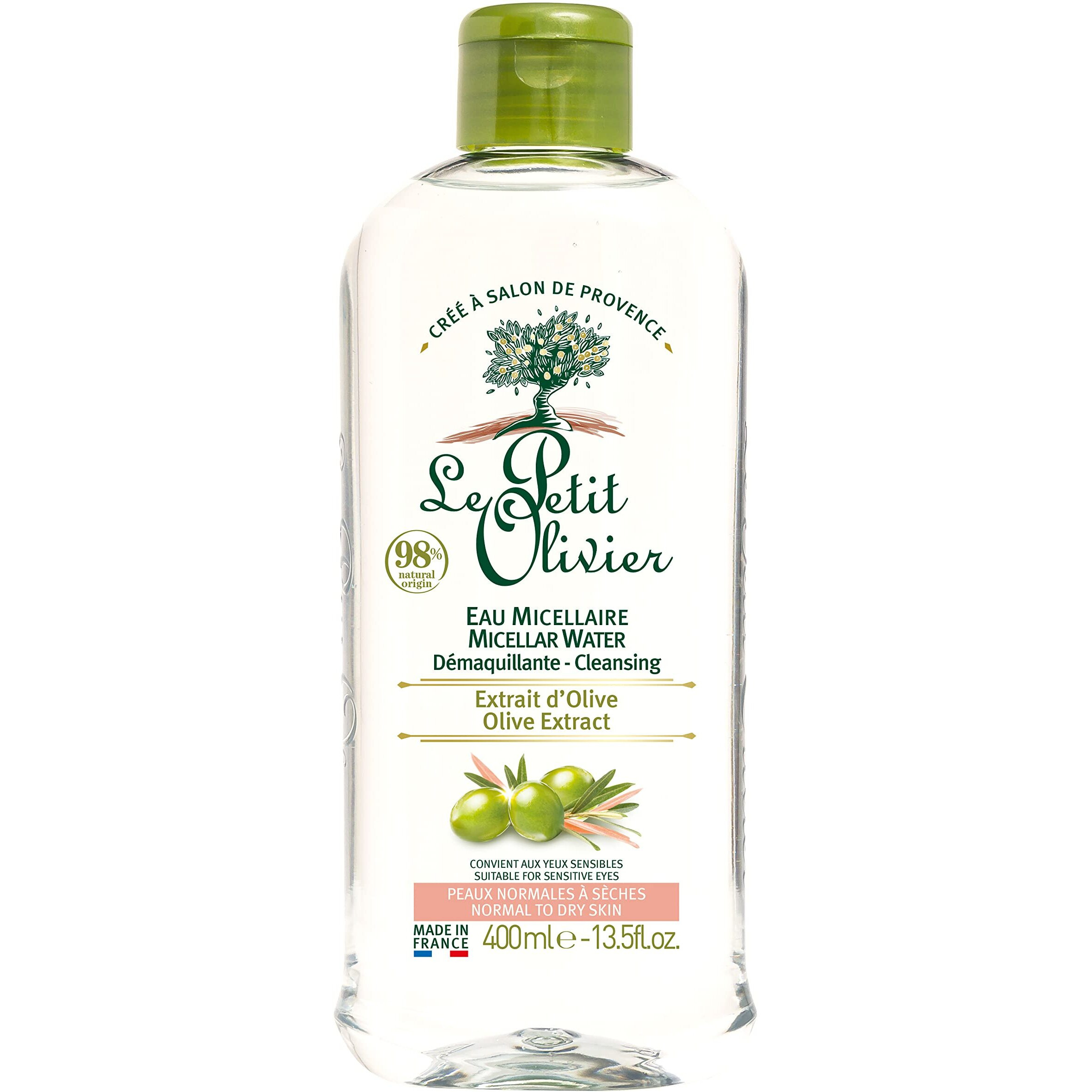 Cleansing Micellar Water by Le Petit Olivier for Women - 13.5 oz Cleanser