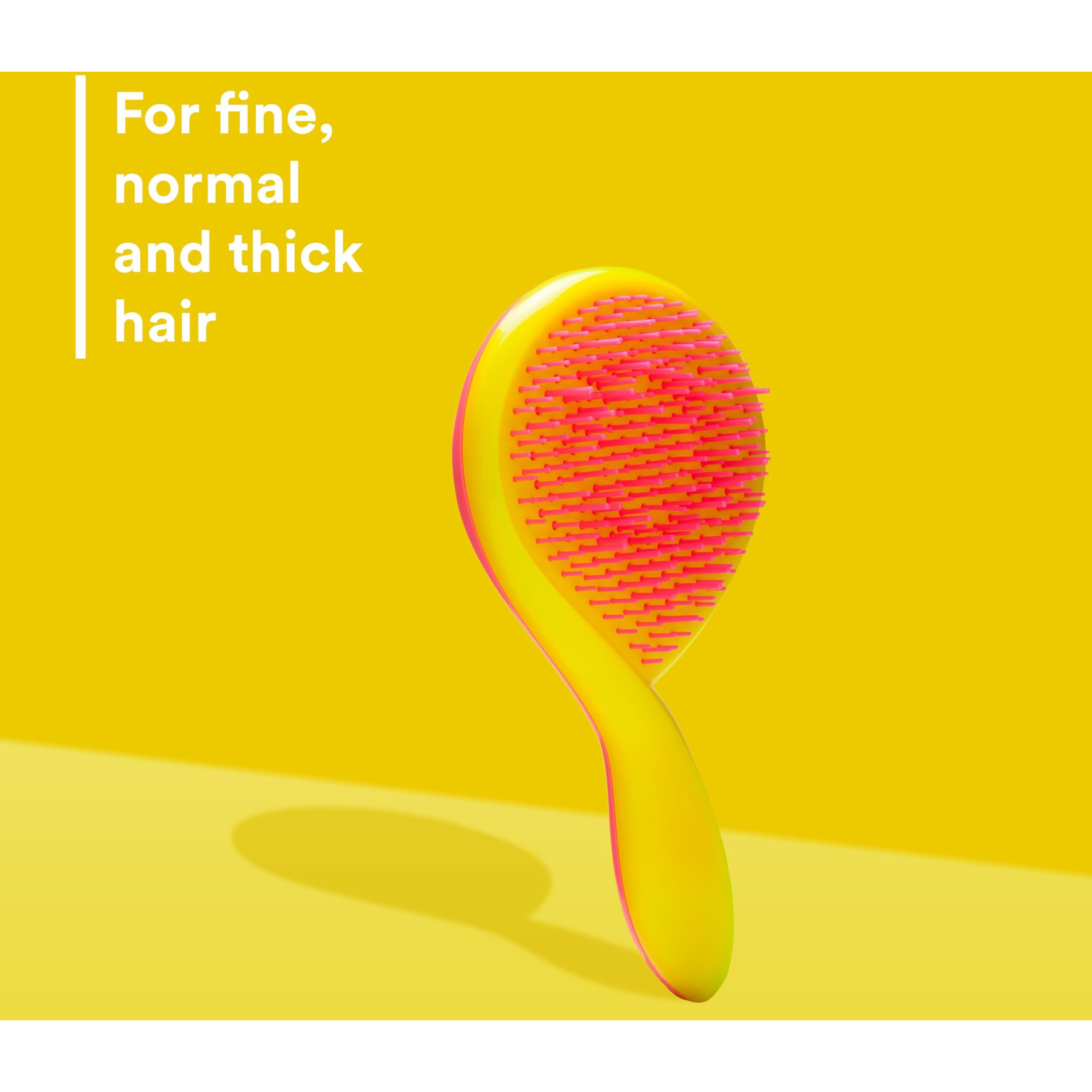The Girlie Detangler Brush Fine Hair - Pink-Yellow by Michel Mercier for Women - 1 Pc Hair Brush