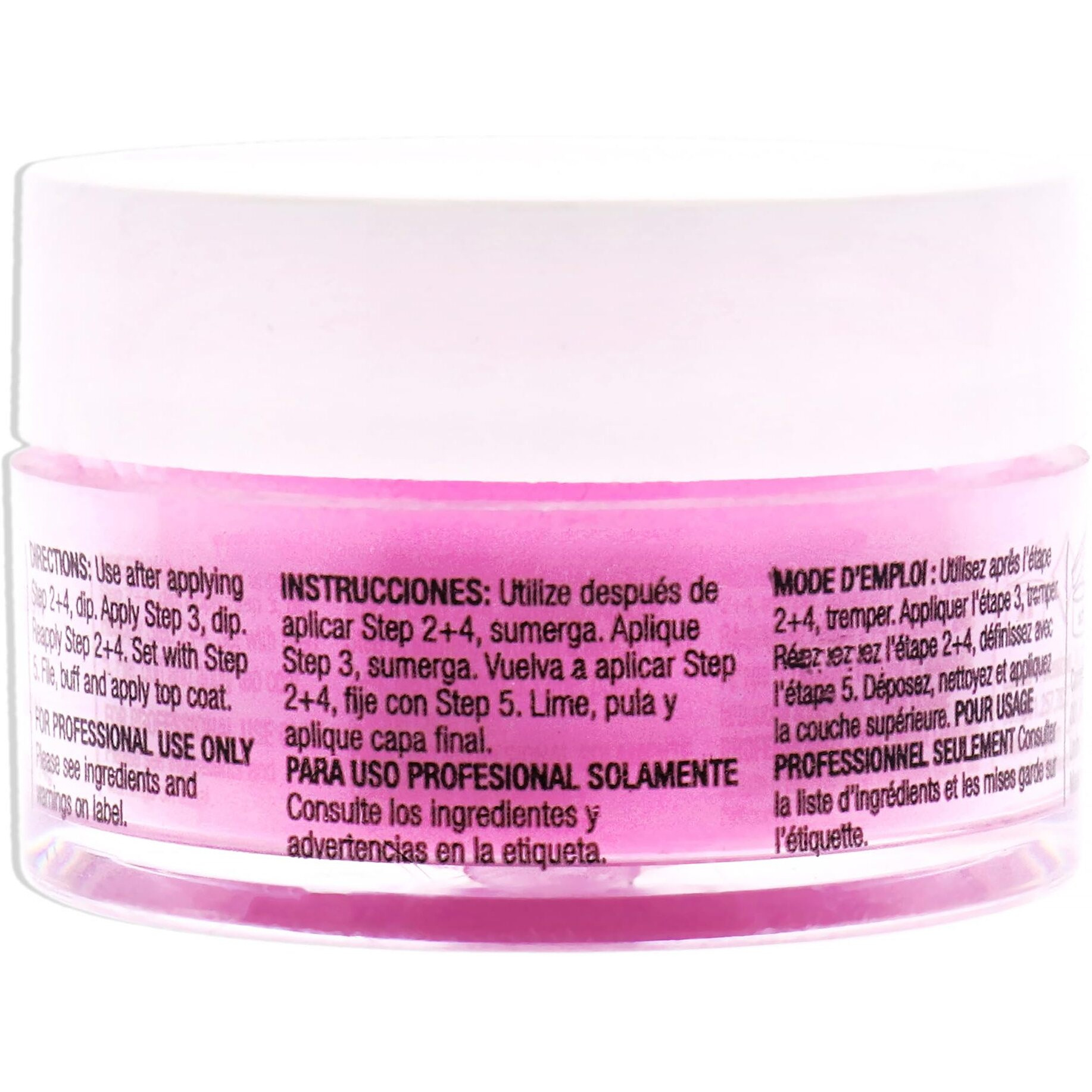 Pro Powder Polish Nail Colour Dip System - Neon Pink by Cuccio Colour for Women - 0.5 oz Nail Powder