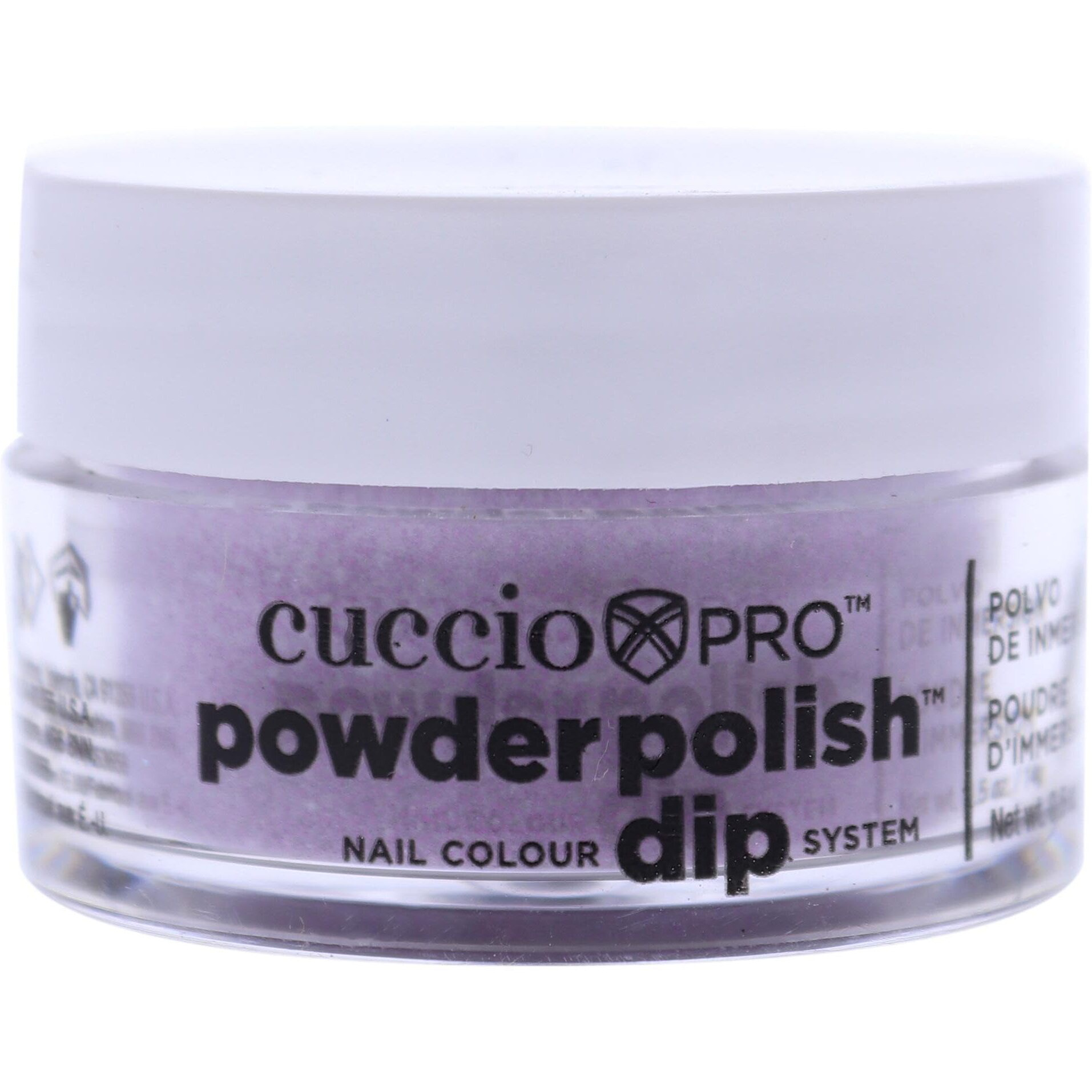 Pro Powder Polish Nail Colour Dip System - Fuchsia Pink Glitter by Cuccio Colour for Women - 0.5 oz Nail Powder