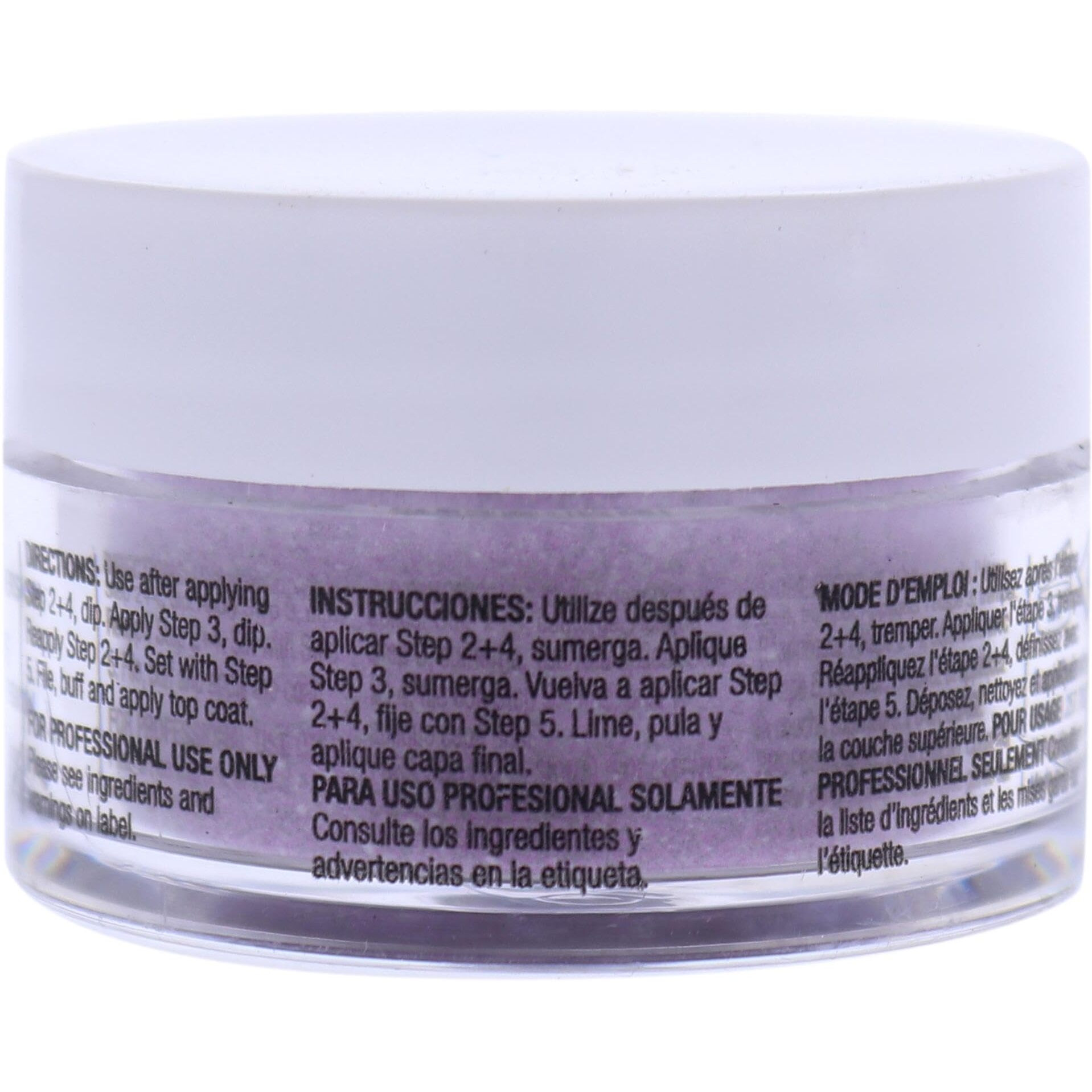 Pro Powder Polish Nail Colour Dip System - Fuchsia Pink Glitter by Cuccio Colour for Women - 0.5 oz Nail Powder