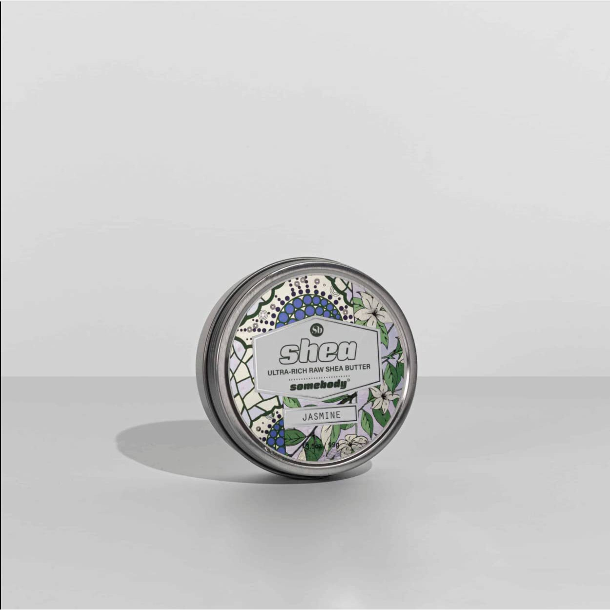 Somebody Raw Organic Shea Butter - Moisturize, Protect and Soften Skin (Jasmine 3.5oz)