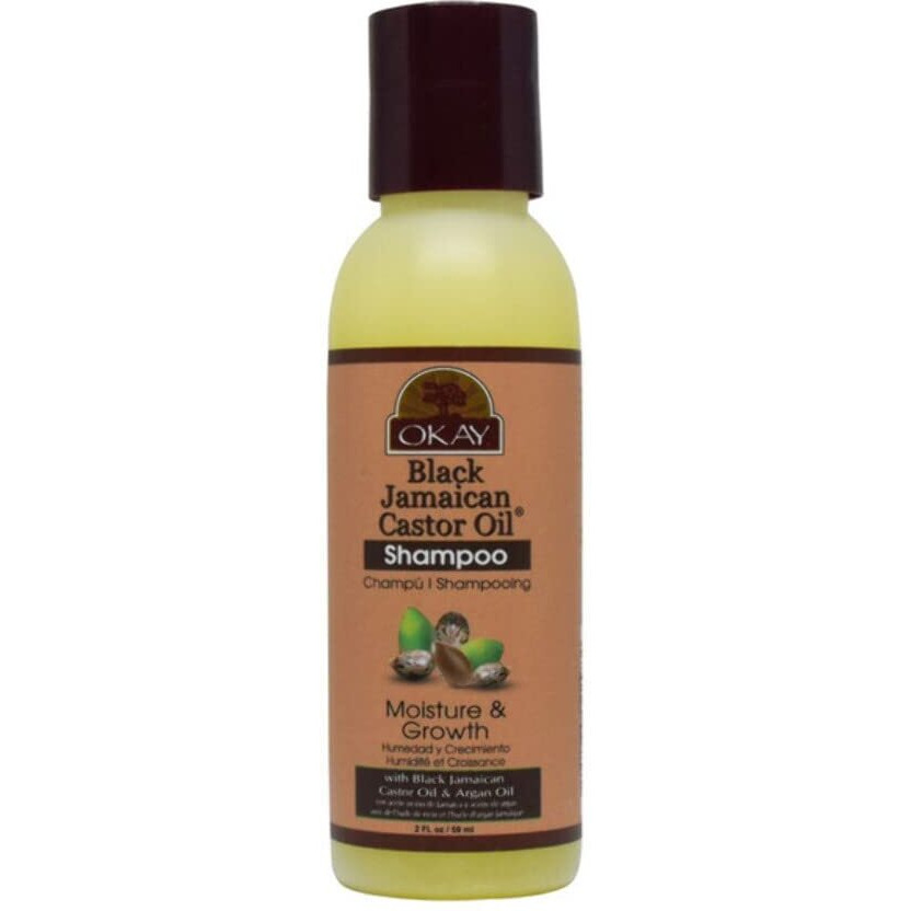 OKAY BLACK JAMAICAN CASTOR OIL MOISTURE GROWTH SHAMPOO 2oz/59ml