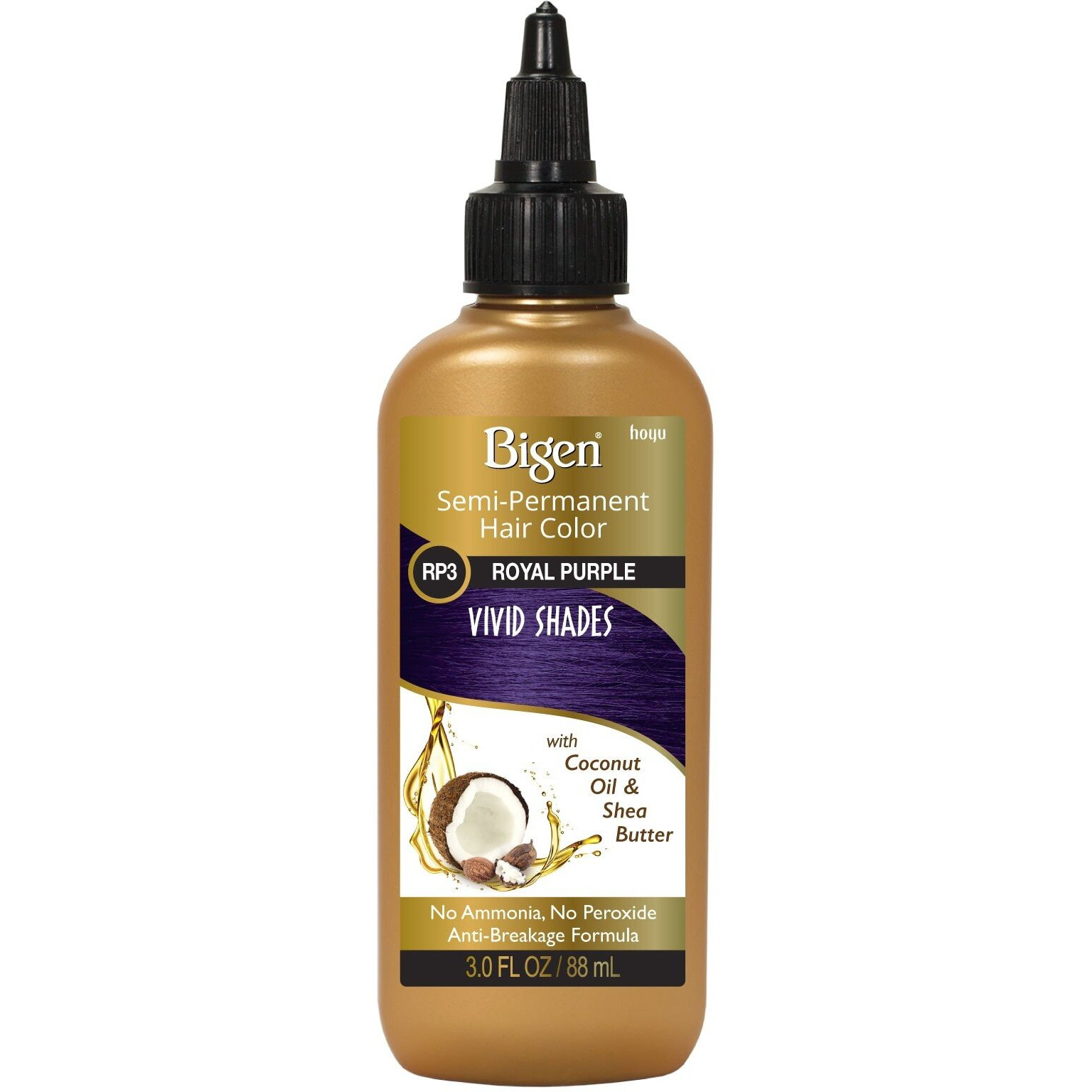 Bigen Semi-Permanent Haircolor Rp3 Royal Purple 3 Ounce (88ml) (2 Pack)