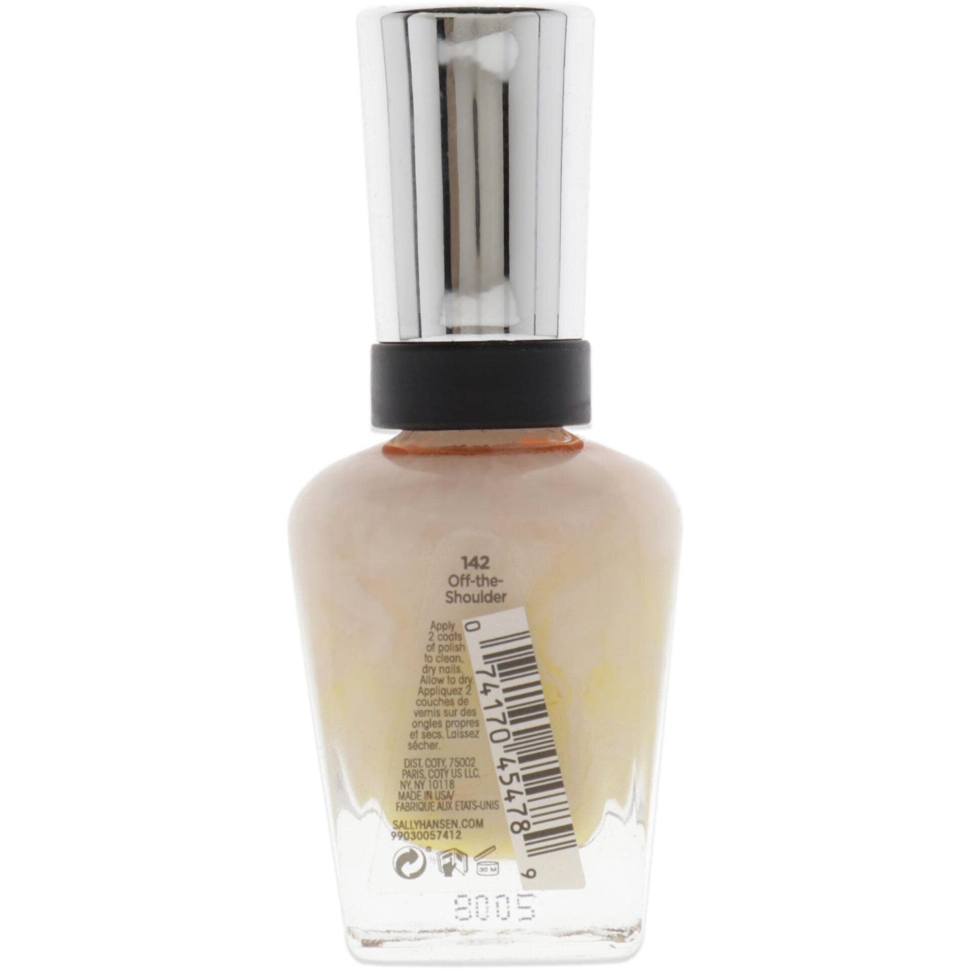 Complete Salon Manicure - 142 Off The Shoulder by Sally Hansen for Women - 0.5 oz Nail Polish
