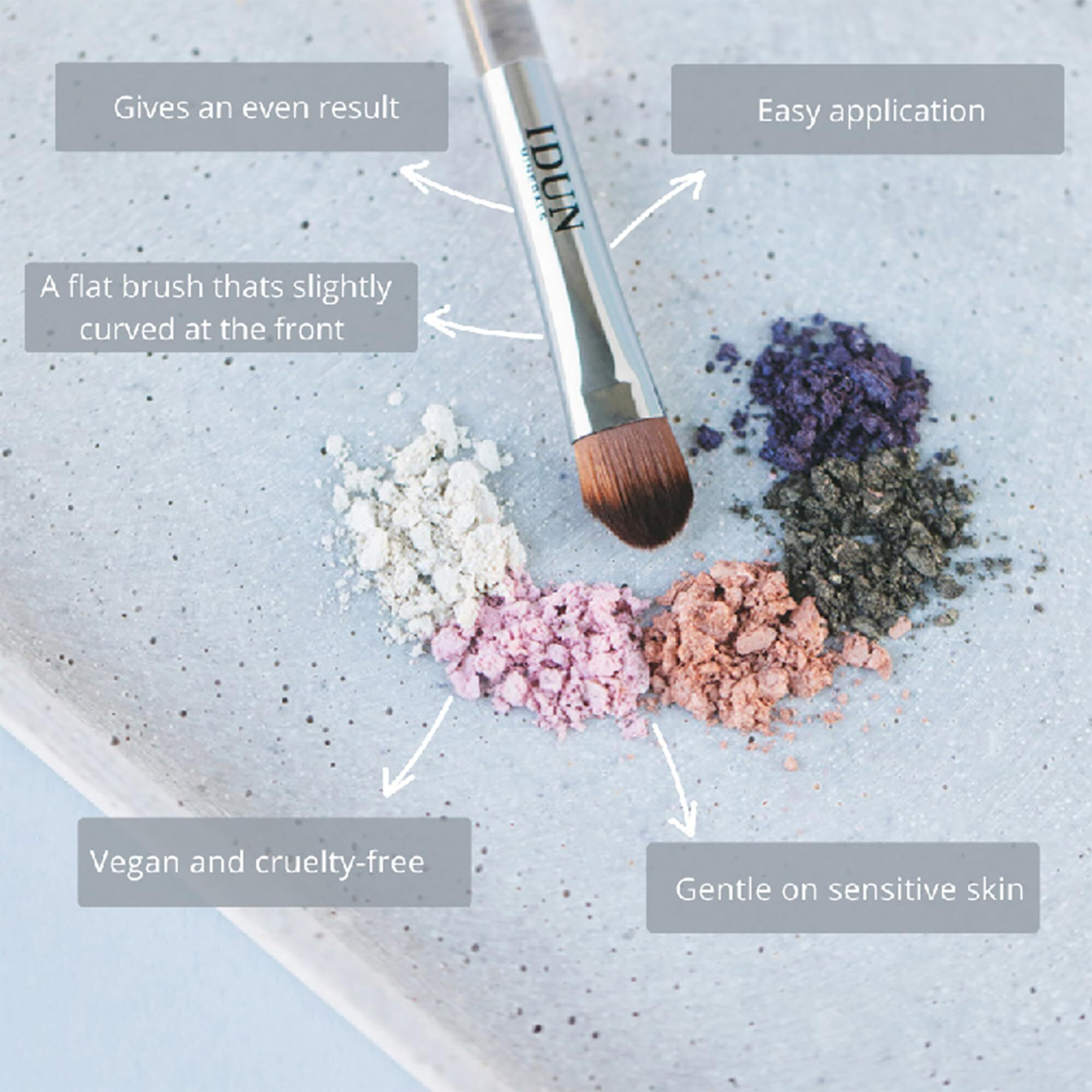 Eyeshadow Brush - 007 by Idun Minerals for Women - 1 Pc Brush