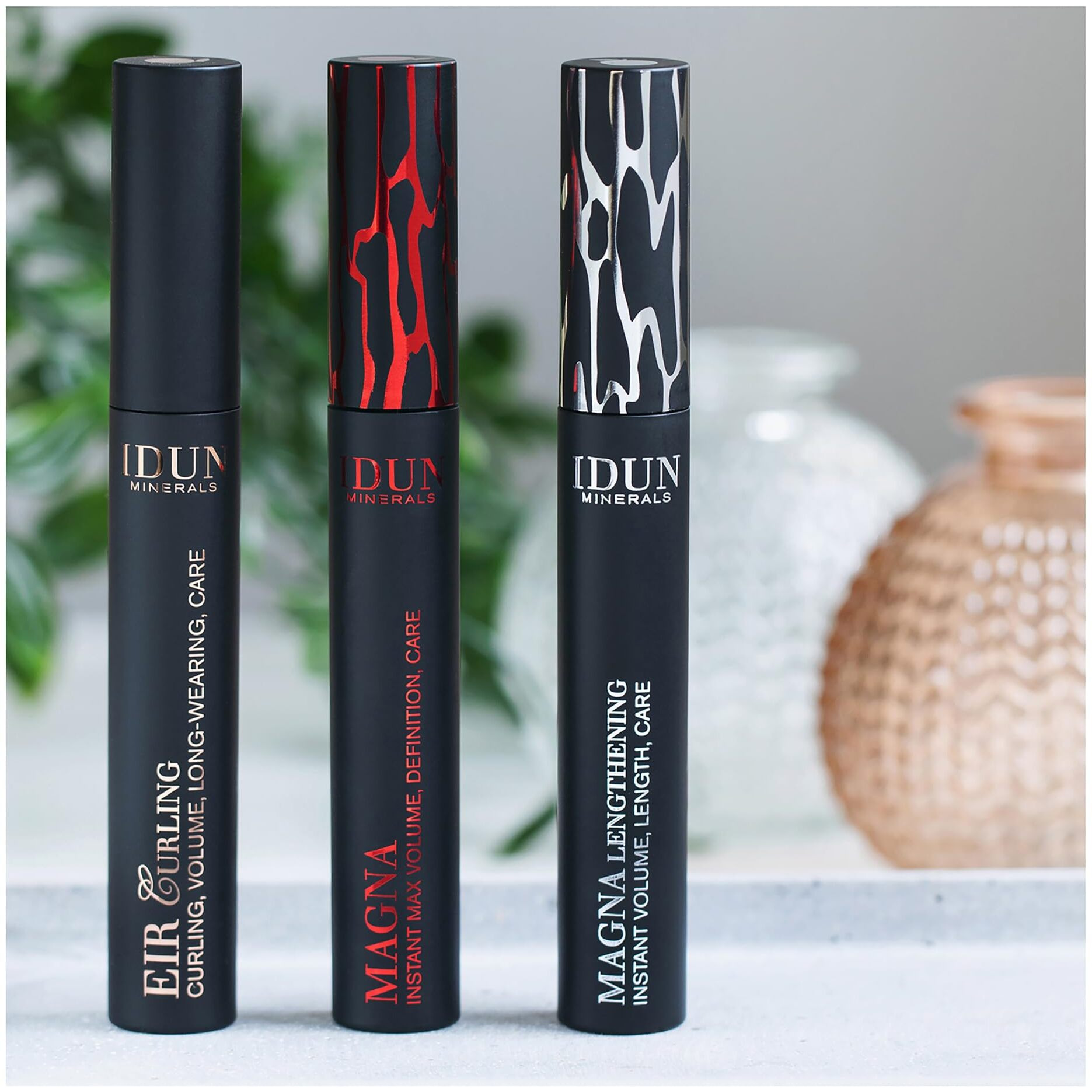 Eir Curling Mascara - 007 Black by Idun Minerals for Women - 0.40 oz Mascara