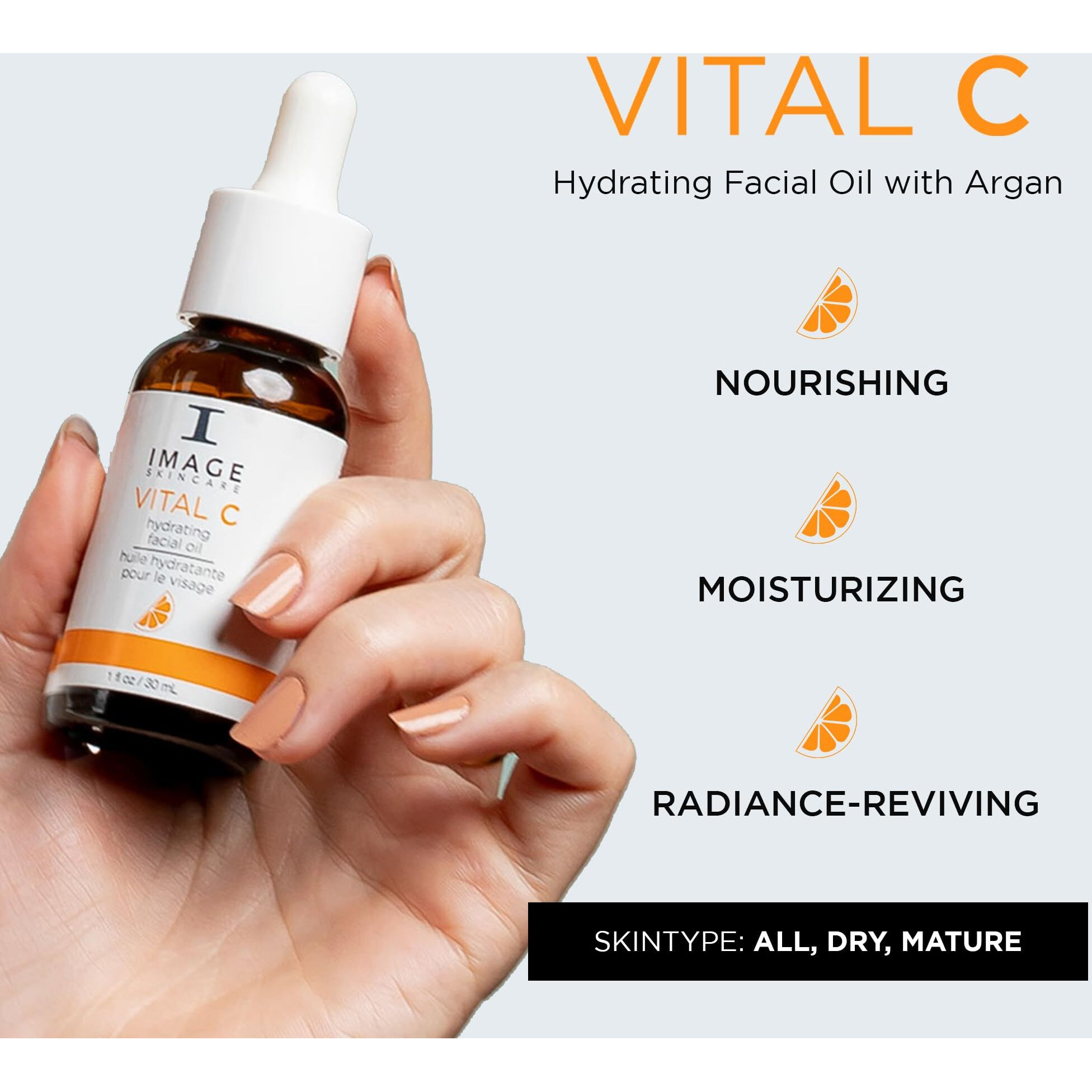 Vital C Hydrating Facial Oil by Image for Unisex - 1 oz Oil