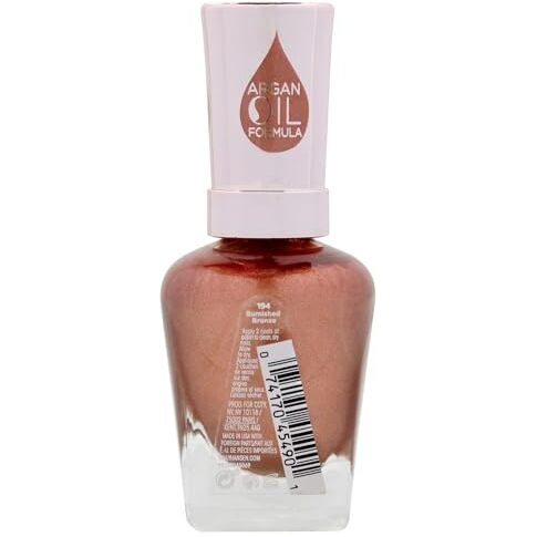 Color Therapy Nail Polish - 194 Burnished Bronze by Sally Hansen for Women - 0.5 oz Nail Polish