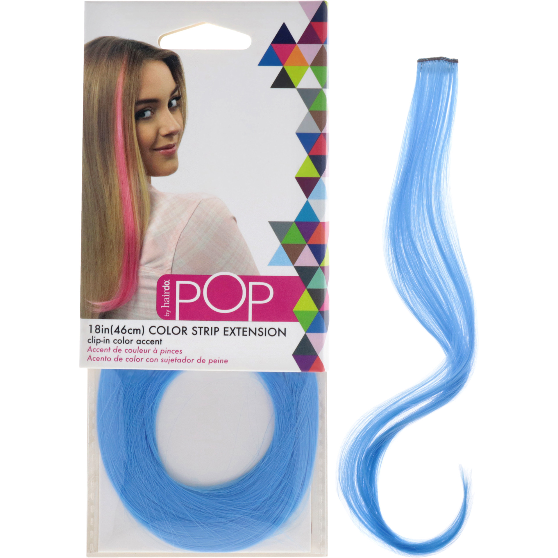 Pop Color Strip Extension - Royal Blue by Hairdo for Women - 18 Inch Hair Extension