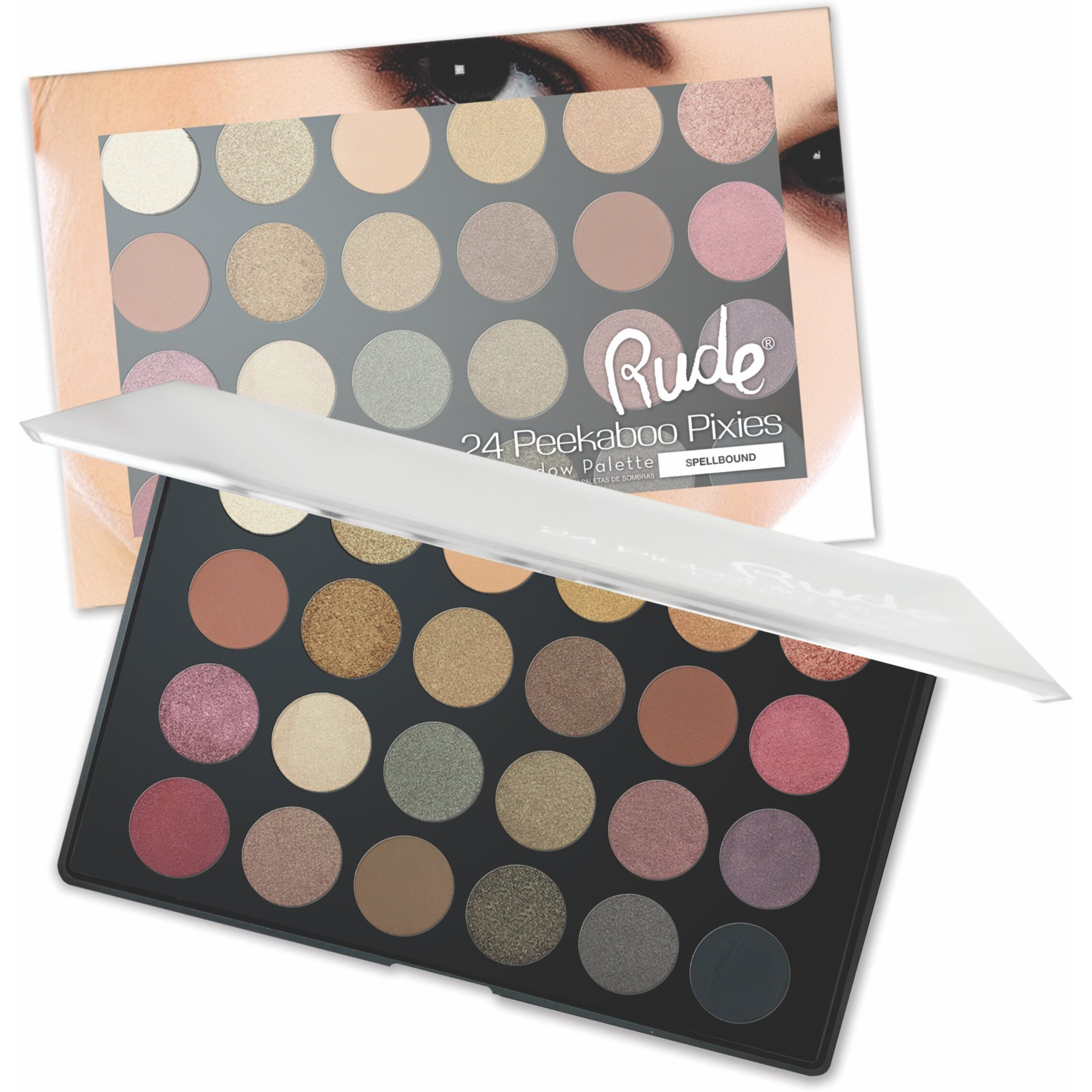 RUDE Peekaboo Pixies 24 Eyeshadow Palette(D0102H2BPXV)