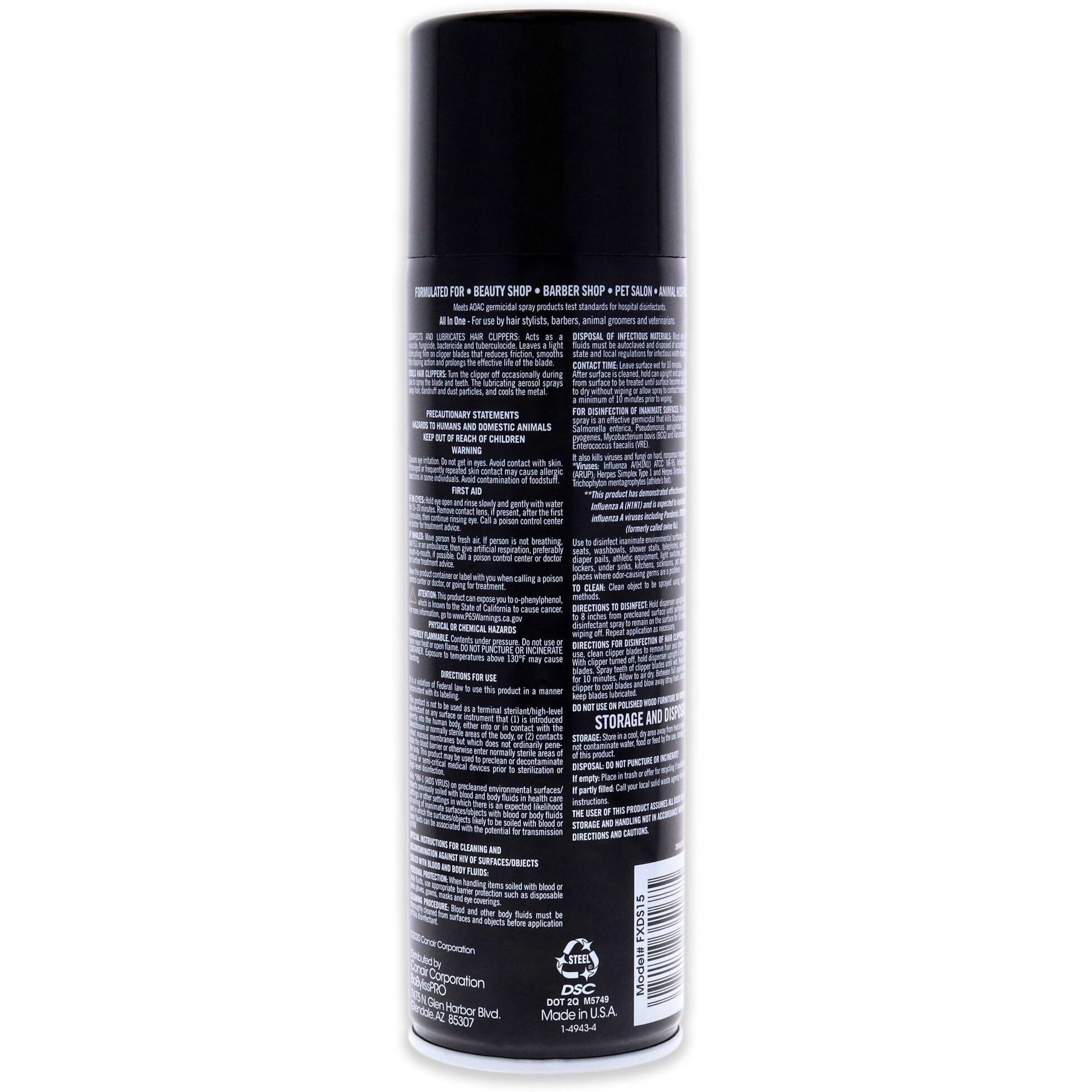 All In One clipper Spray by BaBylissPRO for Unisex - 155 oz Spray(D0102H2LABV)