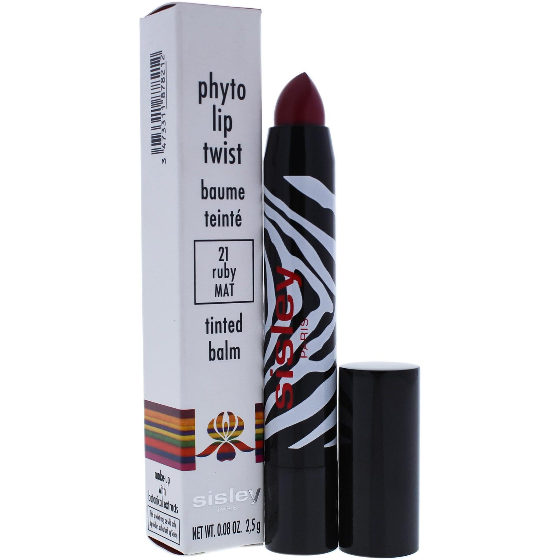 Phyto Lip Twist - 21 Ruby Mat by Sisley for Women - 0.08 oz Lipstick