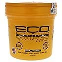 Eco Style Ecoco Gel - Olive Oil And Shea Butter Black Castor Oil And Flaxseed - Superior Hold And Healthy Shine - Helps Moisturize Scalp - Repairs Damaged Follicles - Promotes Hair Growth - 16 Oz