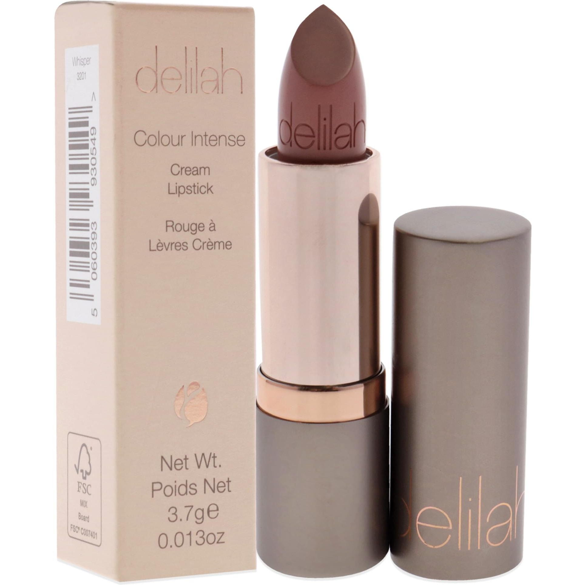 Colour Intense Cream Lipstick - Whisper by Delilah for Women - 0.013 oz Lipstick