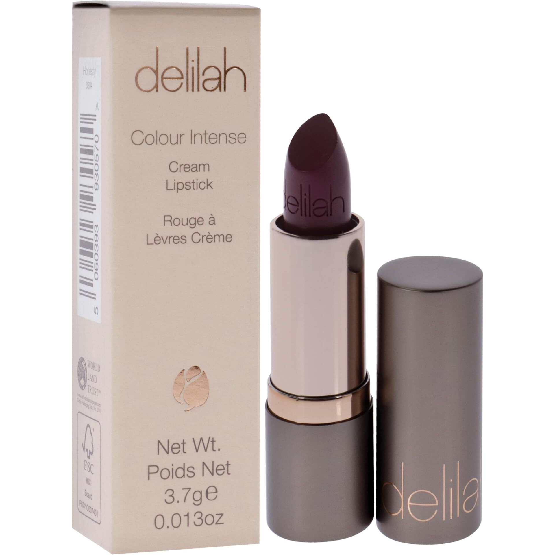 Colour Intense Cream Lipstick - Honesty by Delilah for Women - 0.013 oz Lipstick