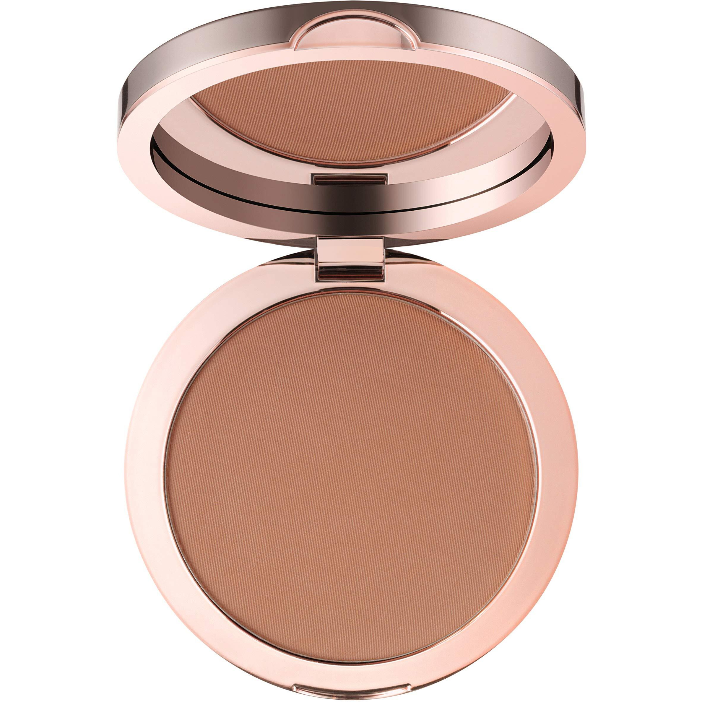 Sunset Compact Matte Bronzer - Medium Dark by Delilah for Women - 0.39 oz Bronzer