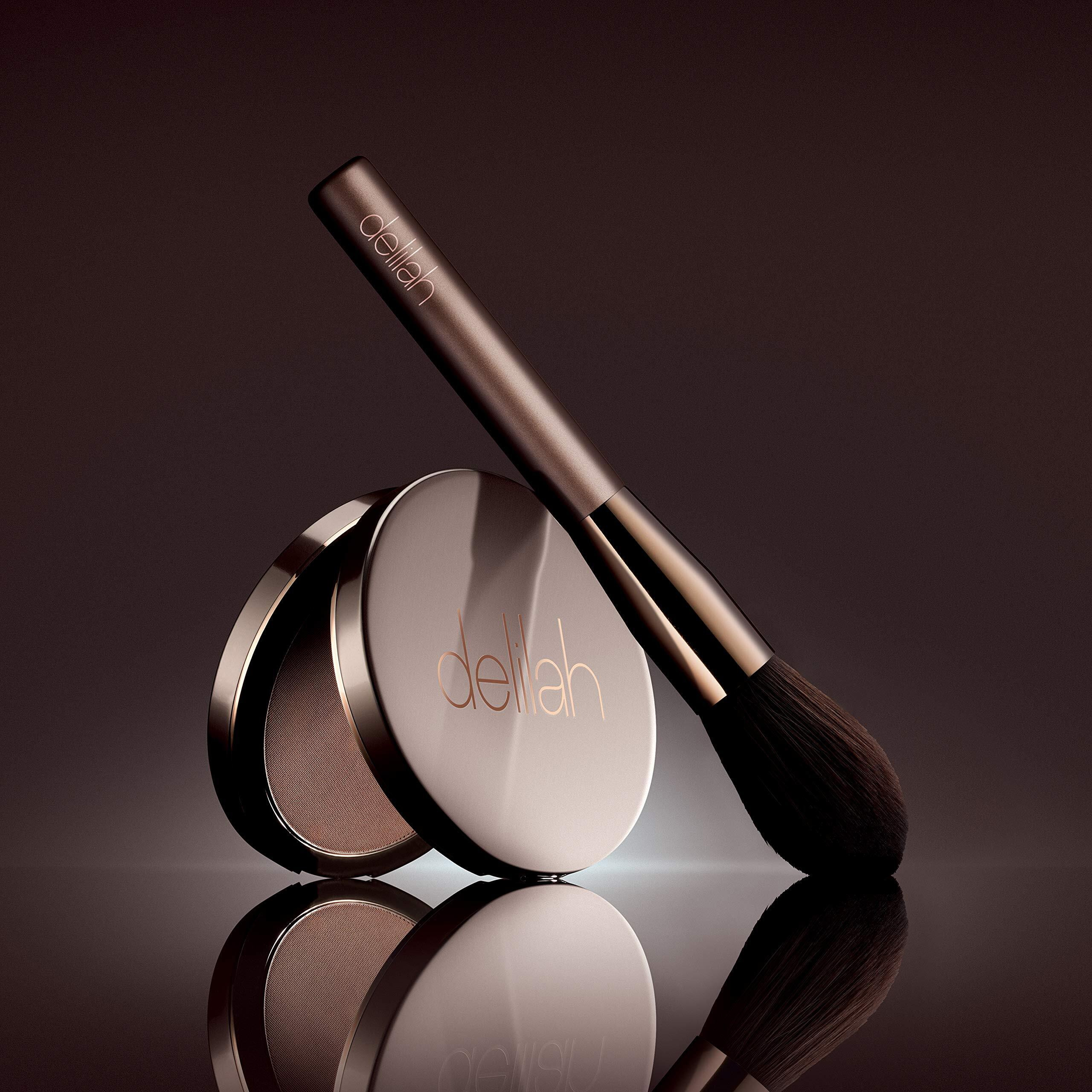 Sunset Compact Matte Bronzer - Medium Dark by Delilah for Women - 0.39 oz Bronzer