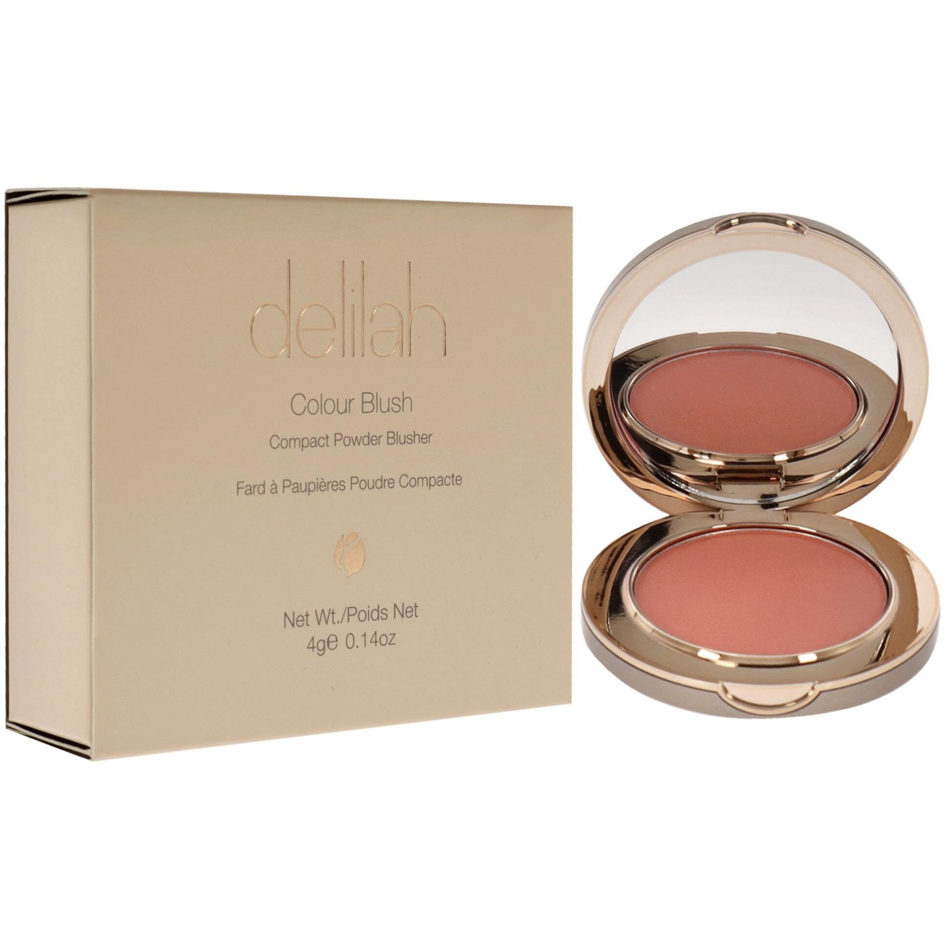 Colour Blush Compact Powder Blusher - Clementine by Delilah for Women - 0.14 oz Blush